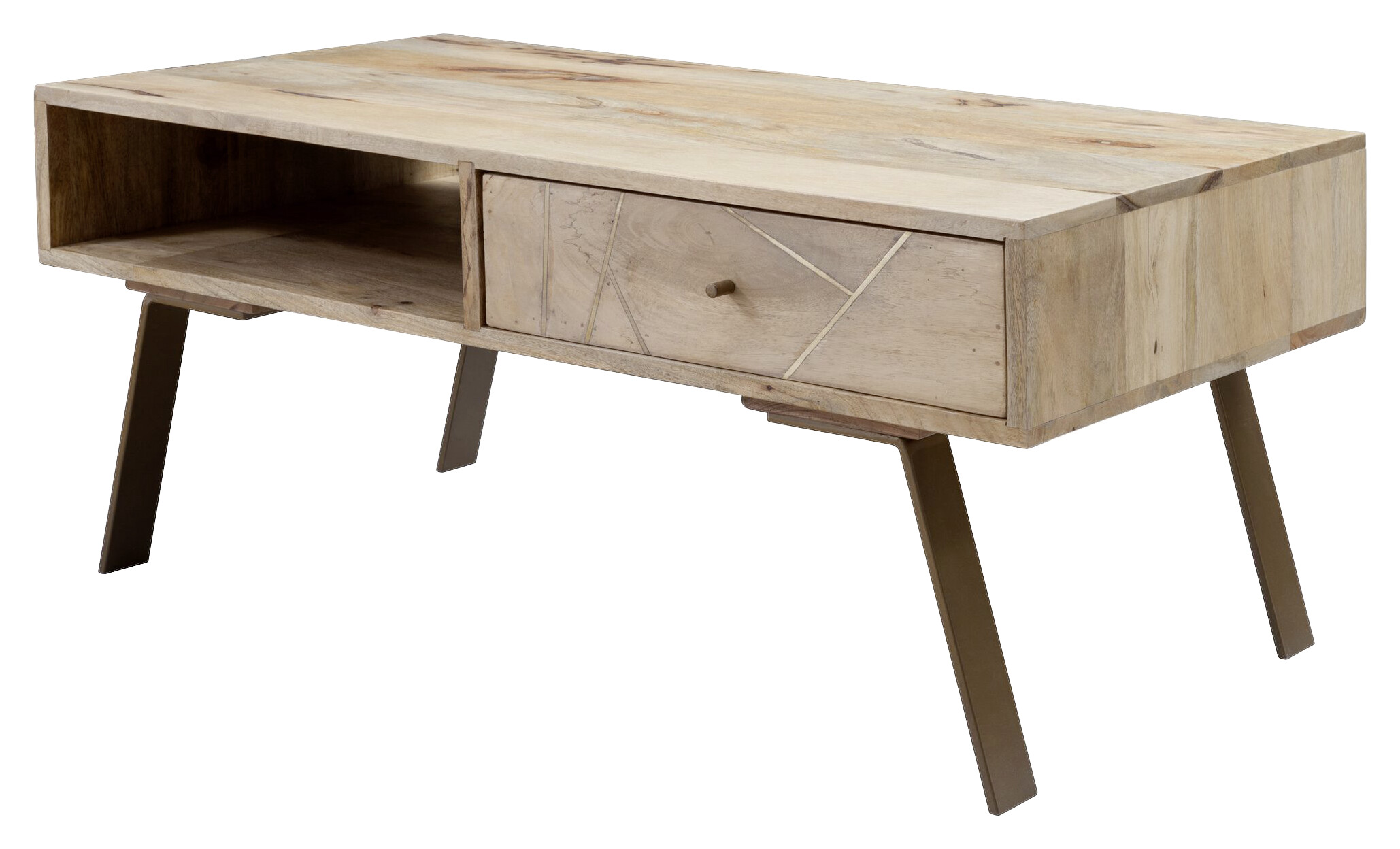 Wohnling Couchtisch braun B/H/T: ca. 95x42x50 cm Wohnling Couchtisch braun B/H/T: ca. 95x42x50 cm