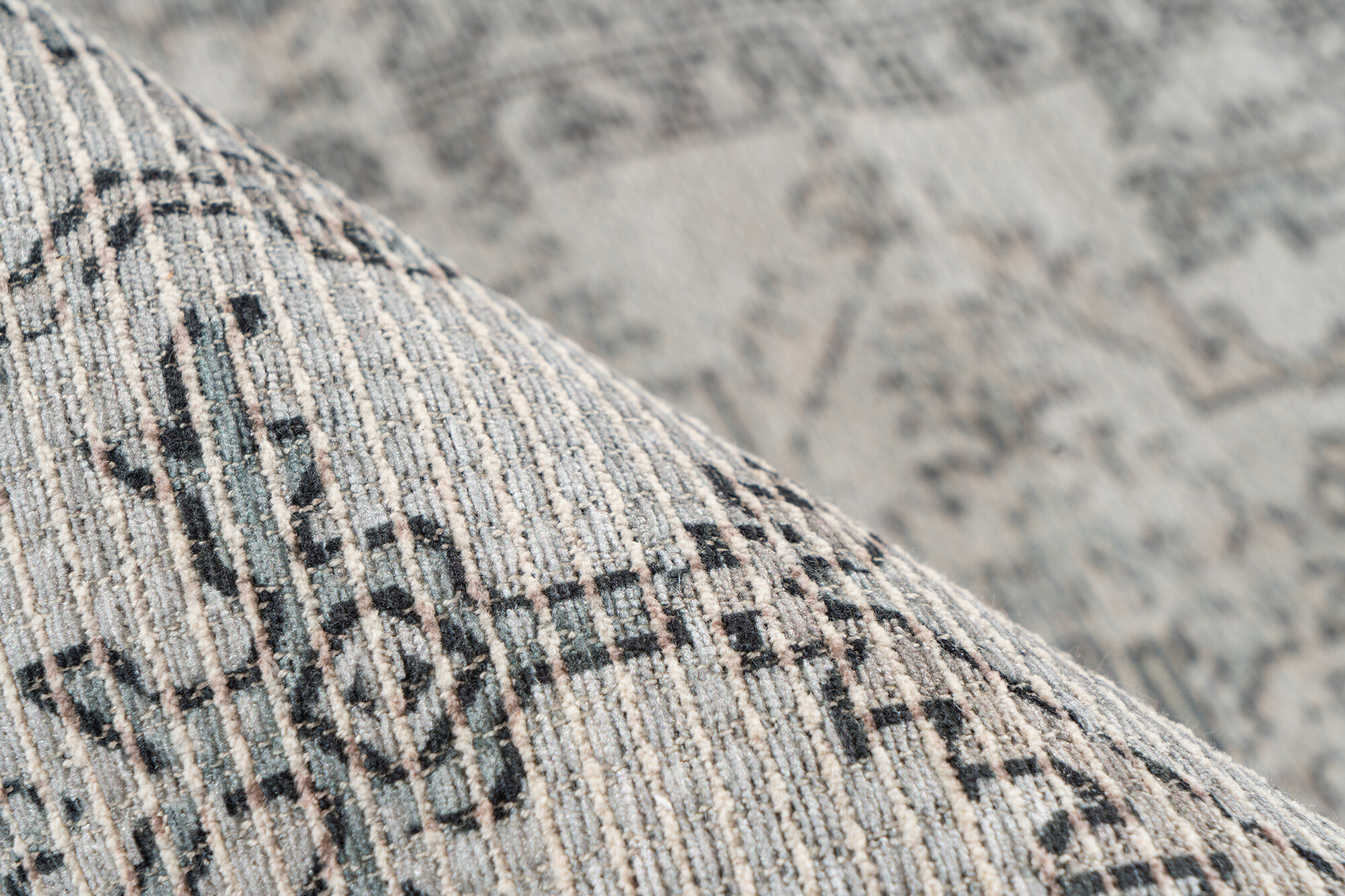 Kayoom Flachflorteppich Perry 325 taupe B/L: ca. 80x150 cm