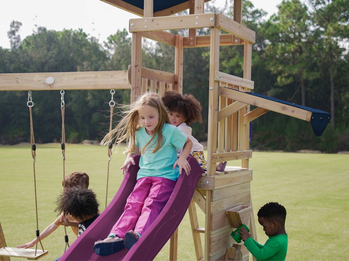 AXI Spielturm Malik braun B/H/L: ca. 345x270x336 cm