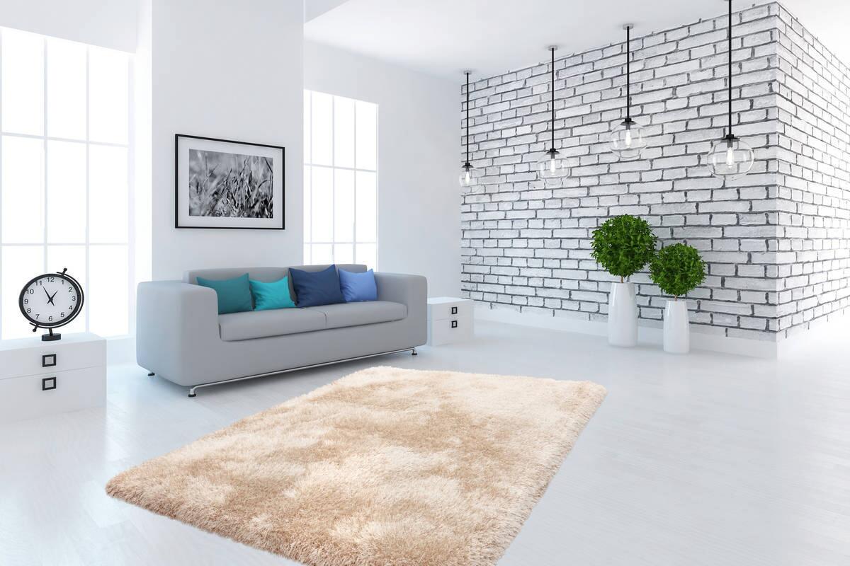 360Living Teppich Cosy champagner B/L: ca. 120x170 cm