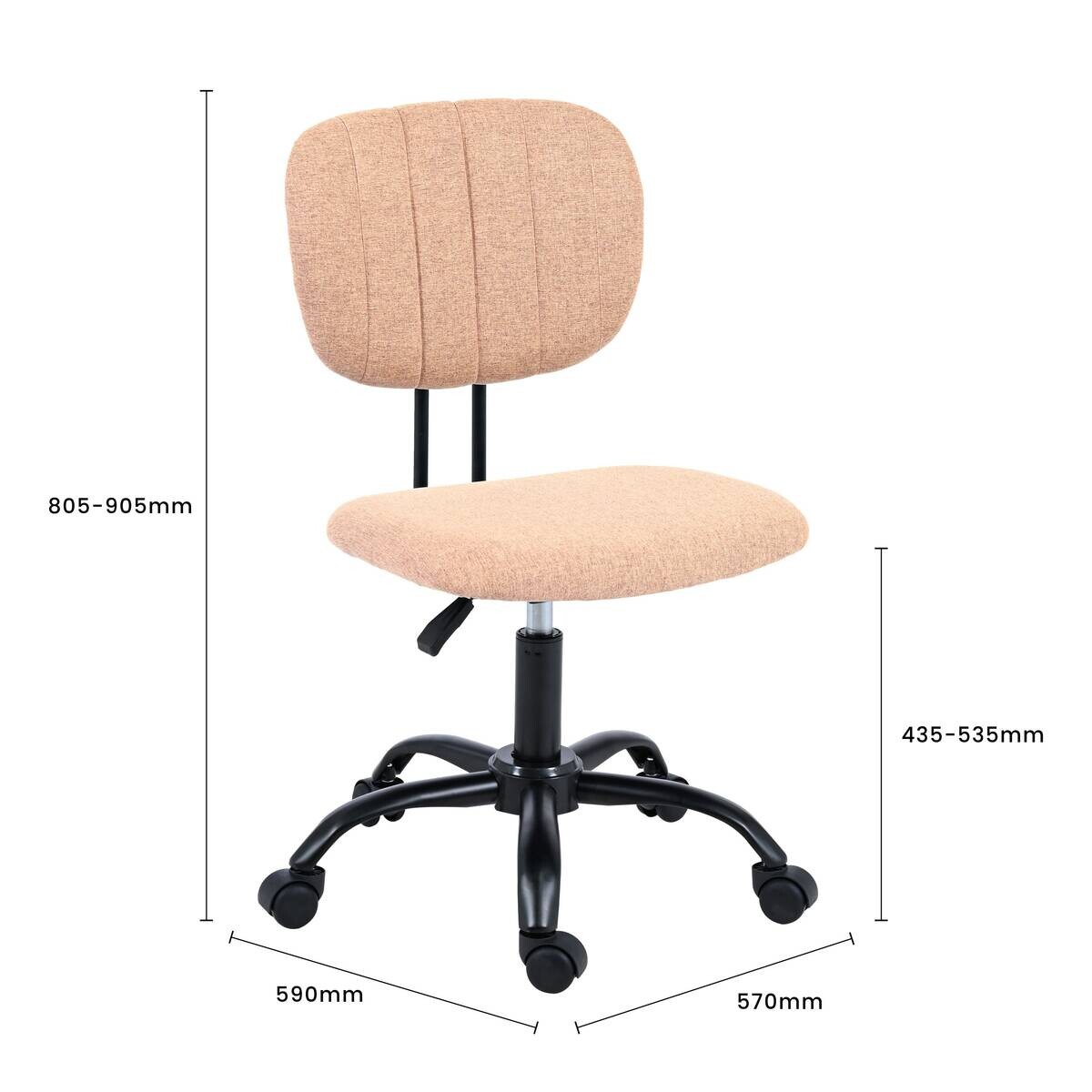 Drehstuhl Lilly rosa