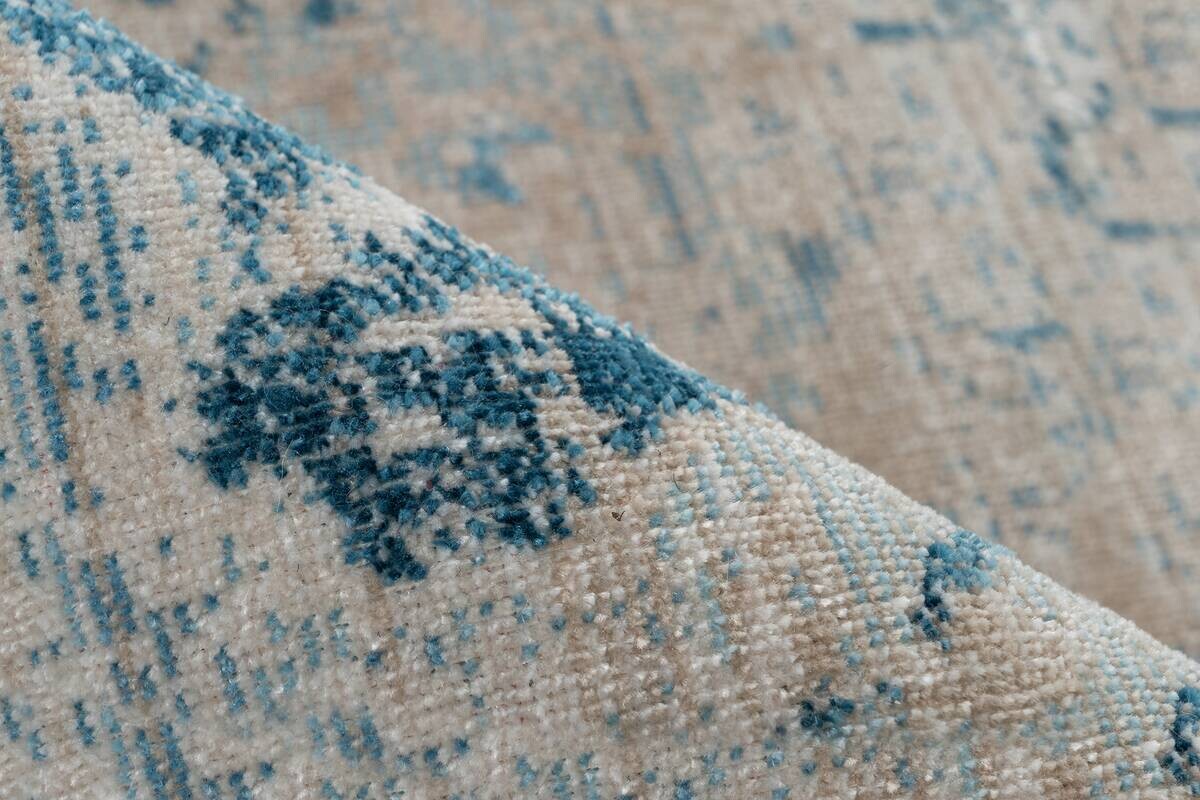 Kayoom Kurzflorteppich Milan 225 blau B/H/L: ca. 160x0,5x230 cm