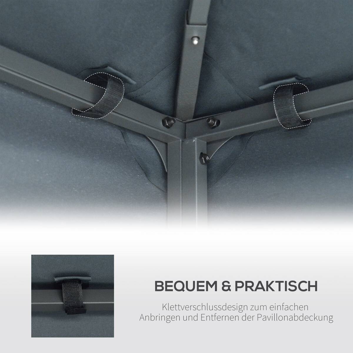 Outsunny Ersatzdach für Pavillon