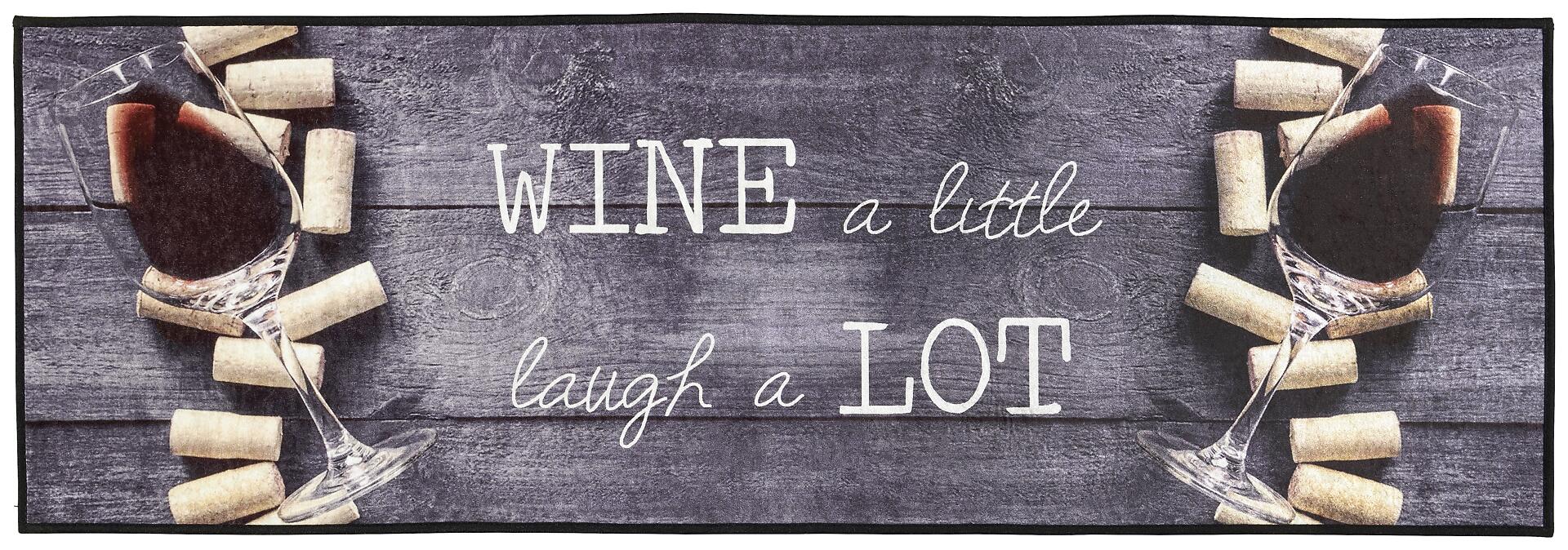 Küchenläufer Trend grau B/L: ca. 50x150 cm