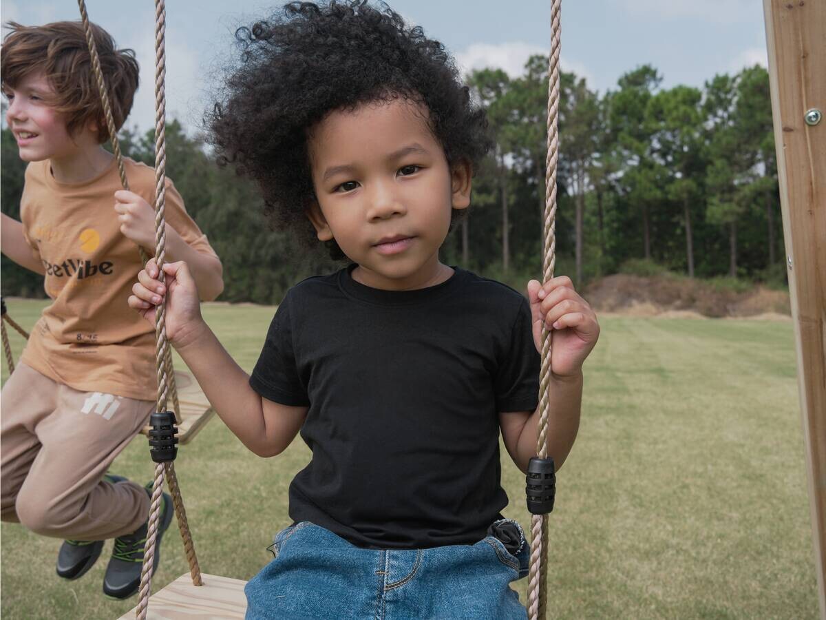 AXI Doppelschaukel Yuna braun B/H/L: ca. 224x208x186 cm