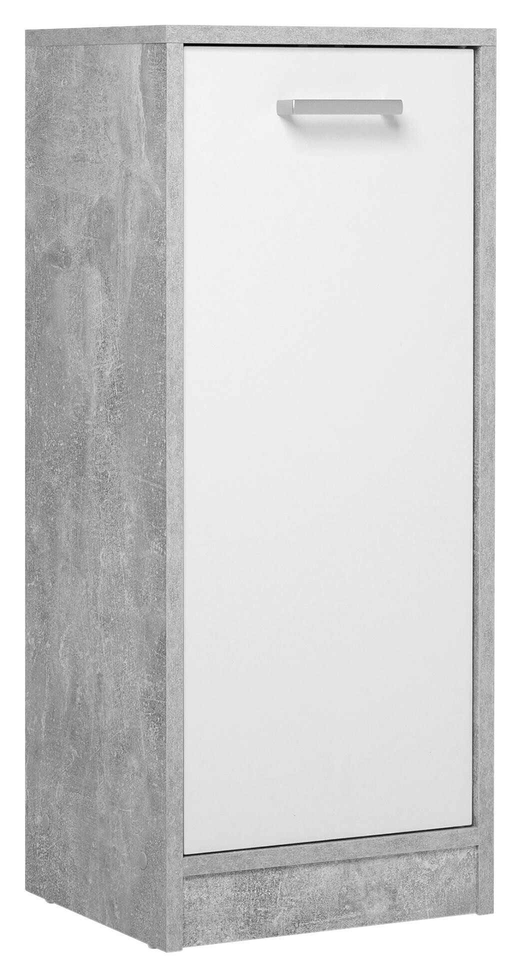 Bad-Set Madeira Beton Optik weiß B/H/T: ca. 123x76,5x28 cm