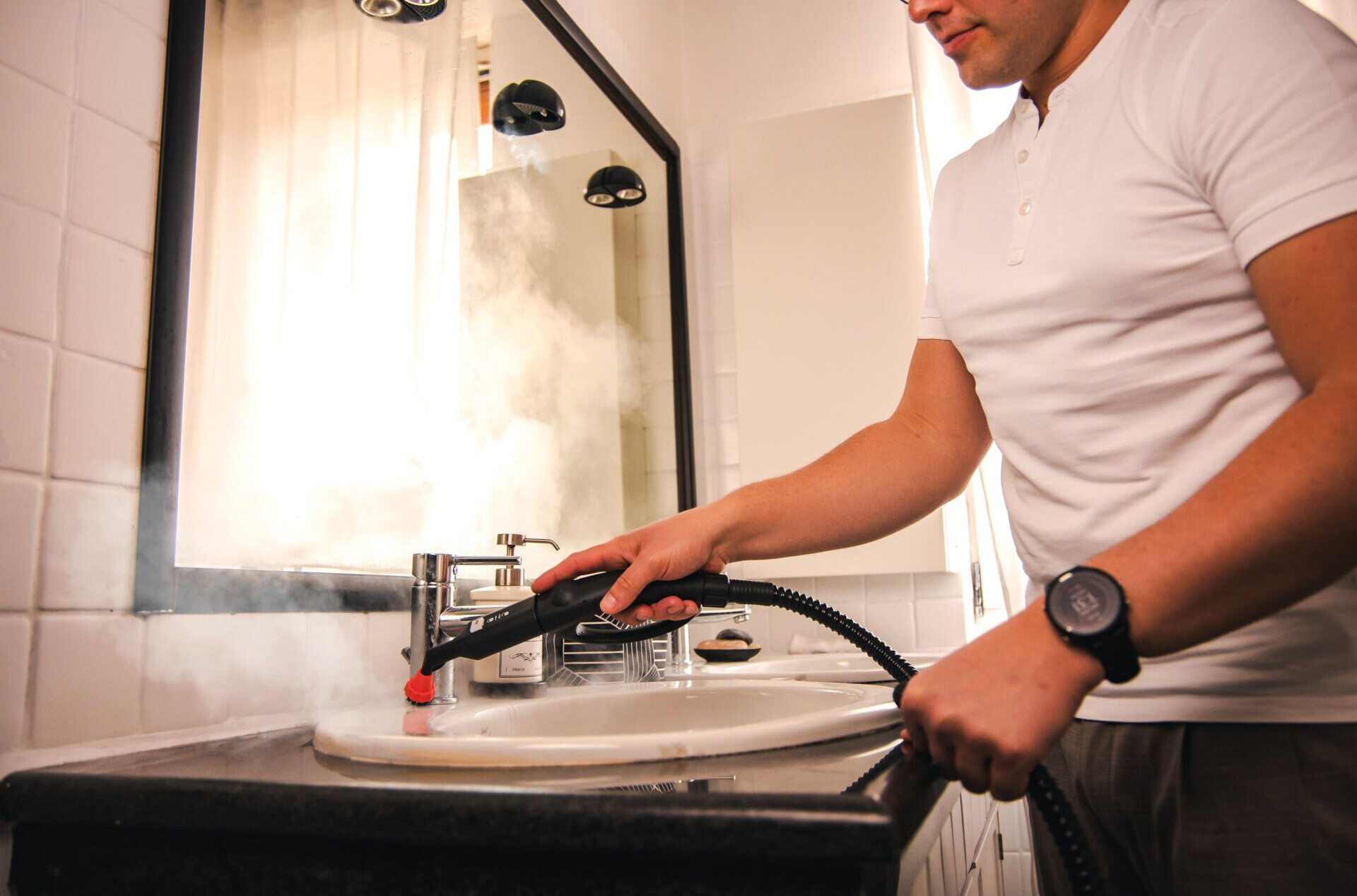 Polti Polti Dampfreiniger PRO 8X ECO PLUS grün weiß Metall Aluminium B/H/L: ca. 44,5x30,5x44,5 cm