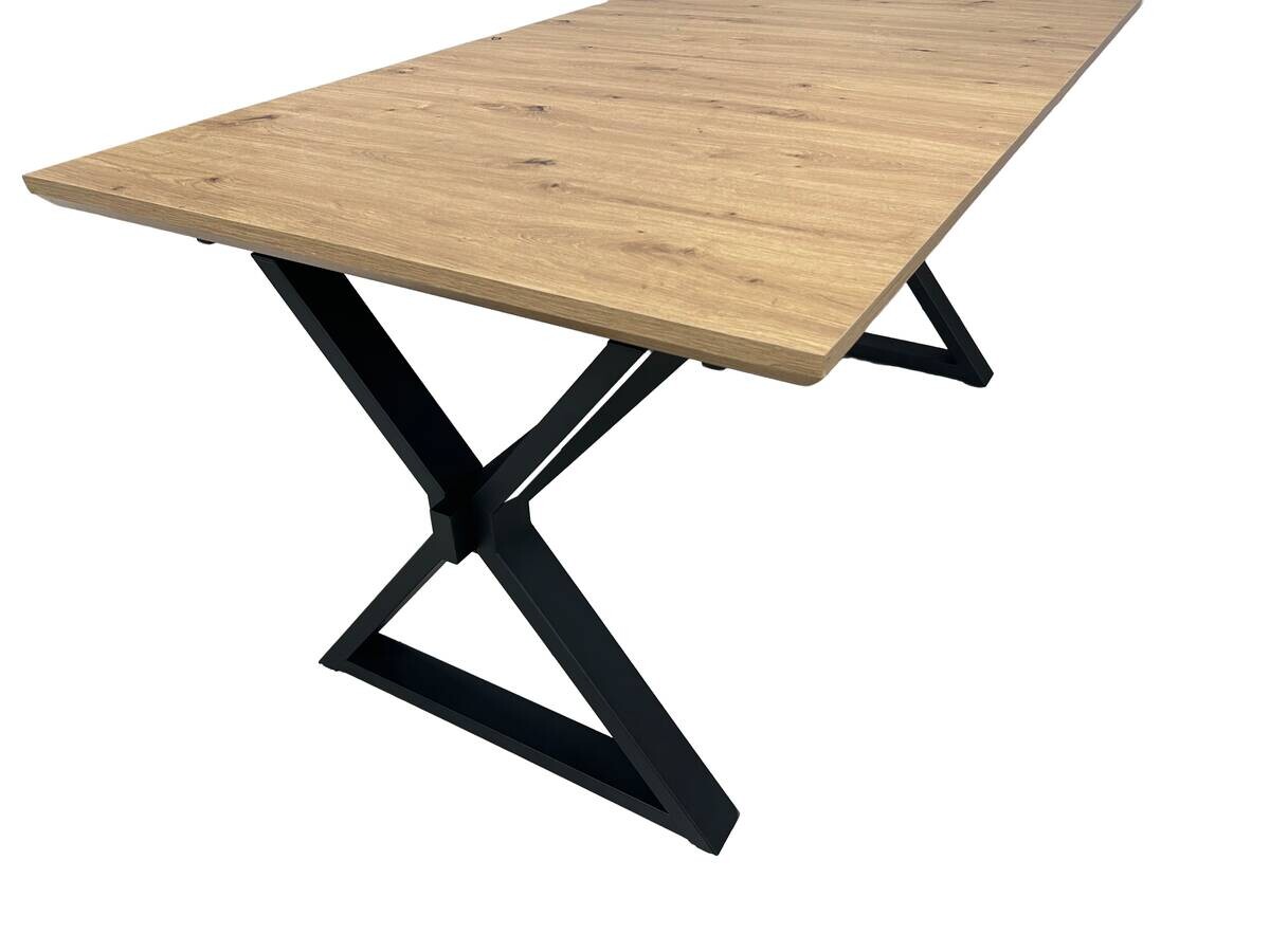 Esstisch Paddy Eiche Wildeiche hell Nachbildung B/H/T: ca. 160x75x90 cm