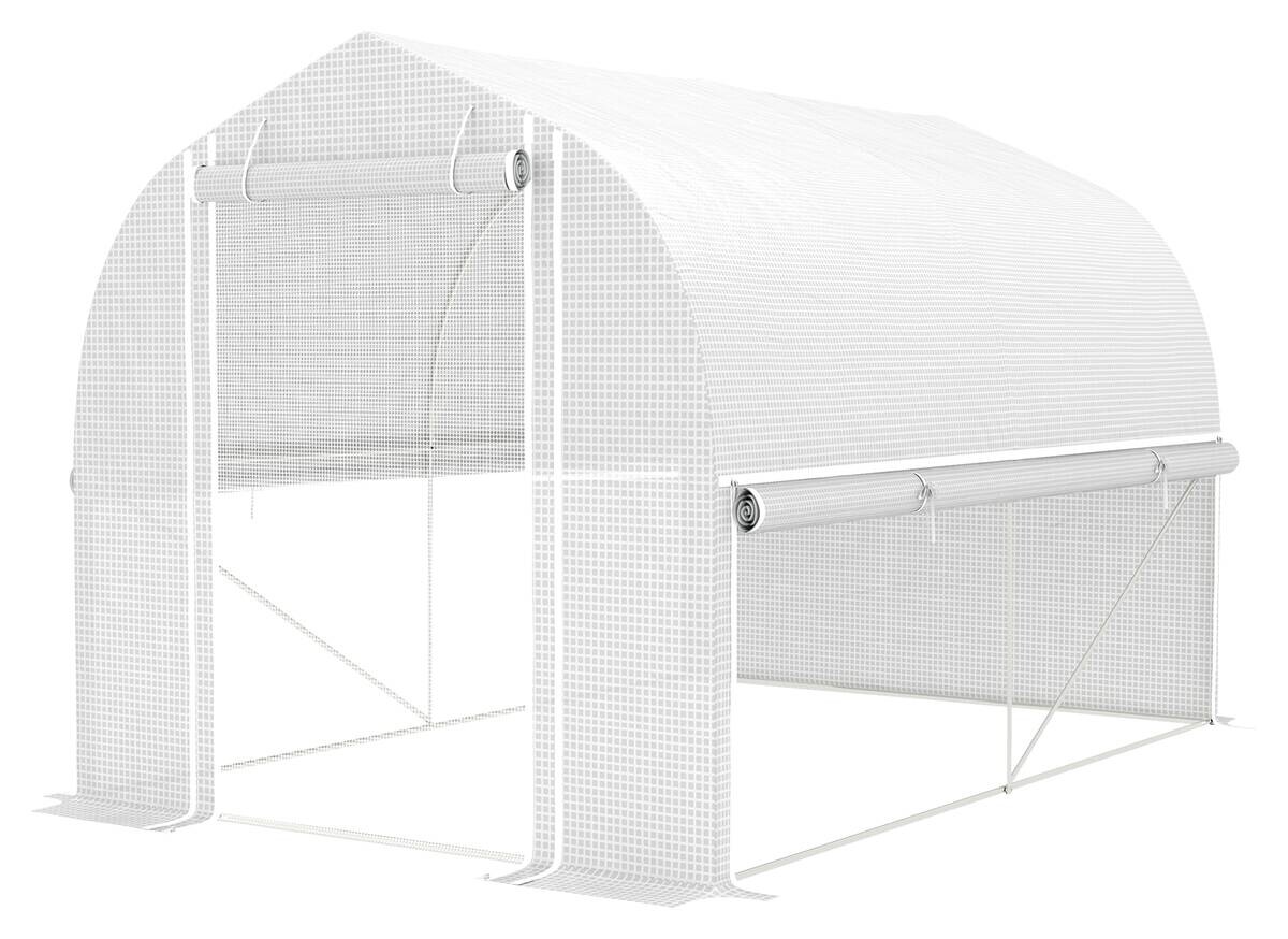 Outsunny Gewächshaus B/H/L: ca. 200x200x300 cm