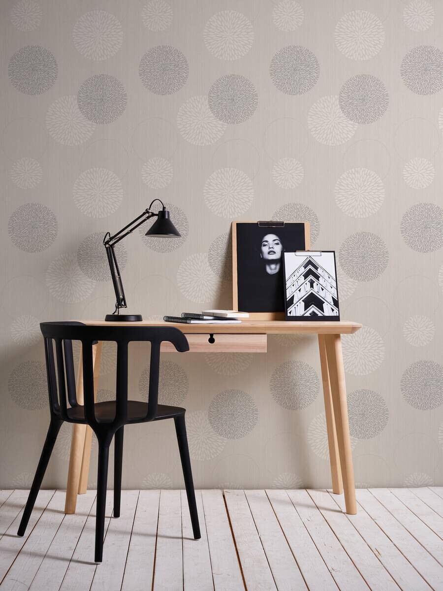A.S.Creation Vliestapete Best of Vlies Punkte beige B/L: ca. 53x1005 cm