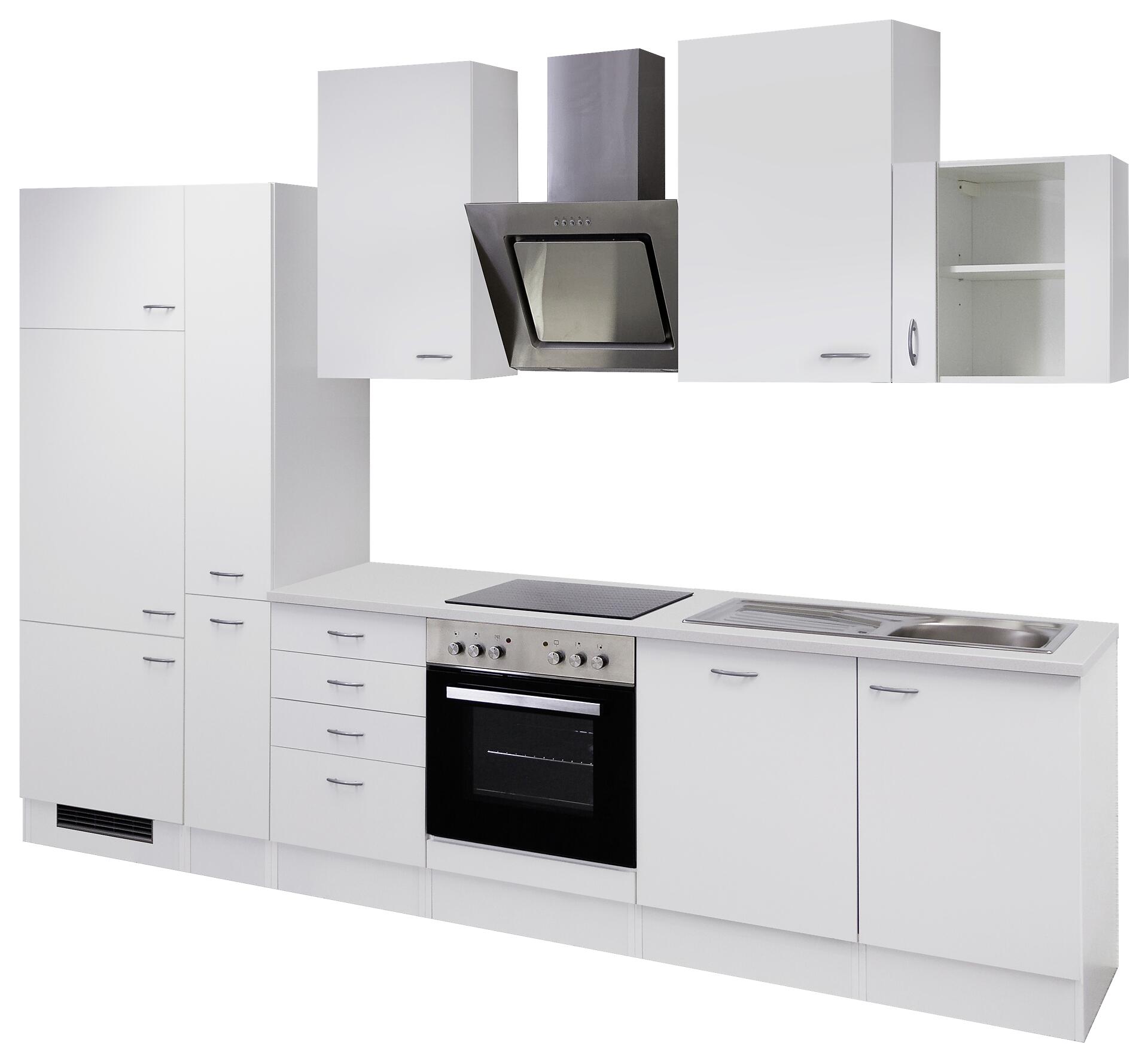 Küchenblock Wito weiß B/H/T: ca. 310x234x60 cm