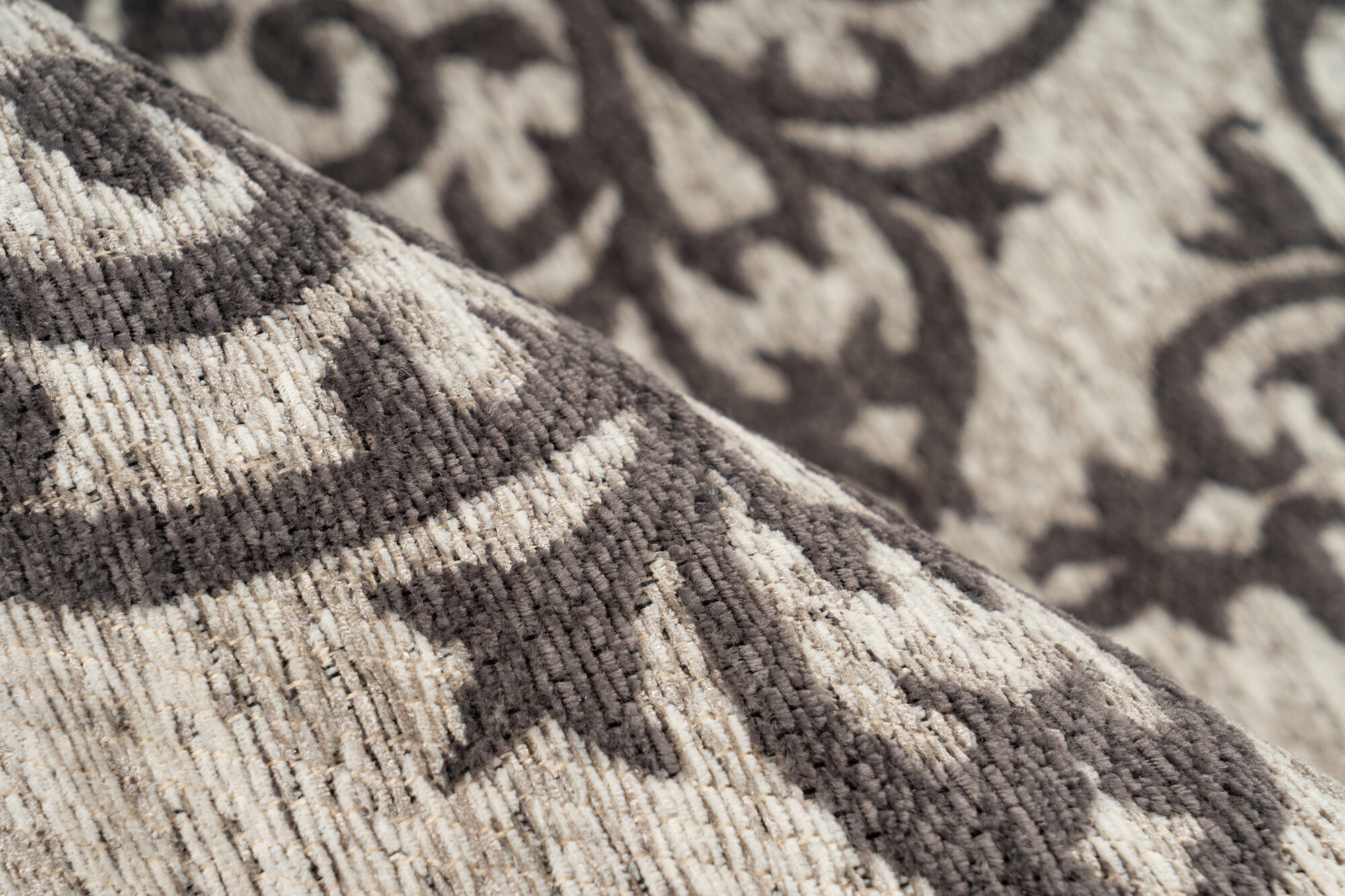 Kayoom Flachflorteppich Davis 125 grau B/H/L: ca. 160x1,2x230 cm