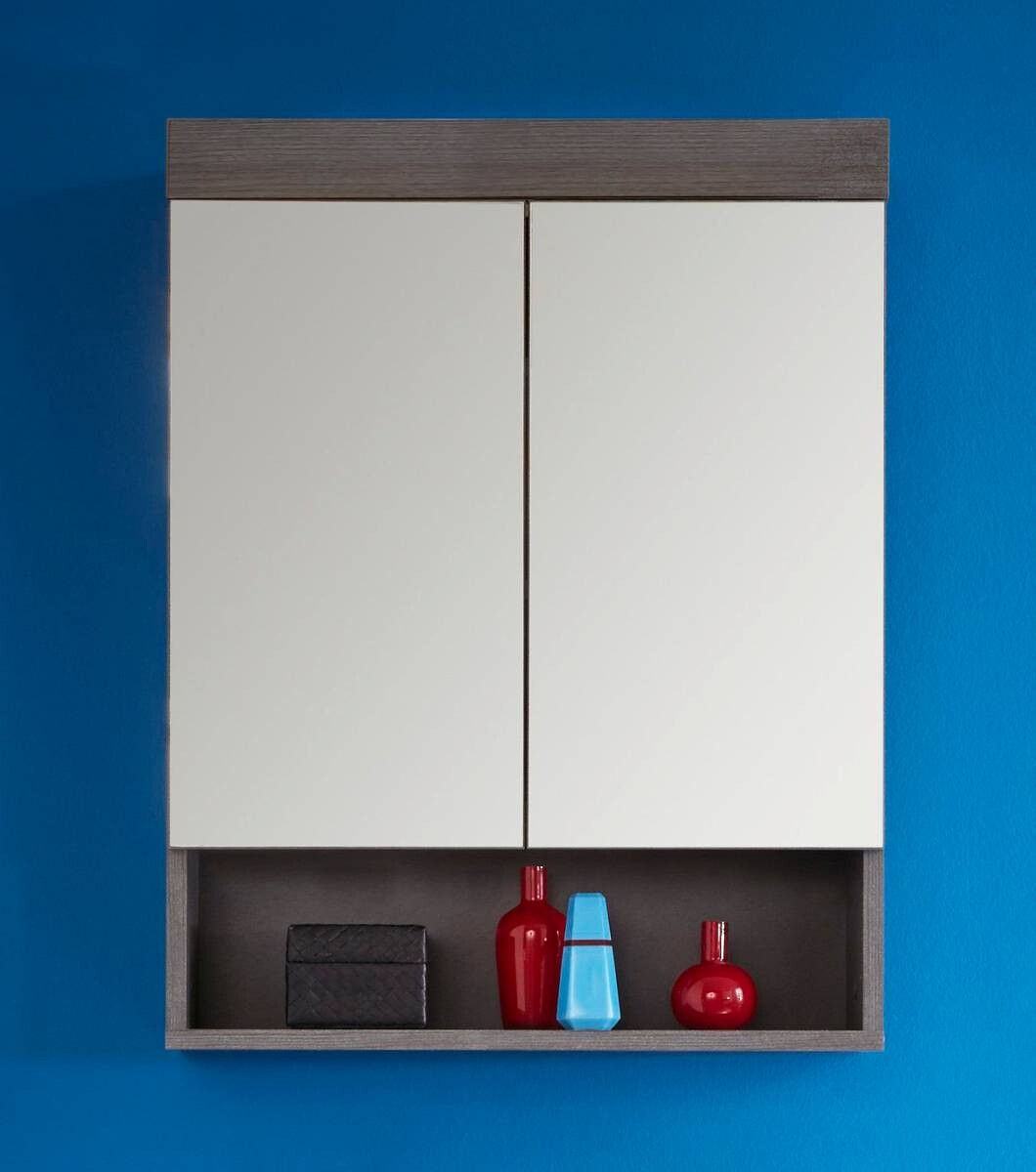 Spiegelschrank Runner Rauchsilber Nachbildung B/H/T: ca. 58x75x18 cm