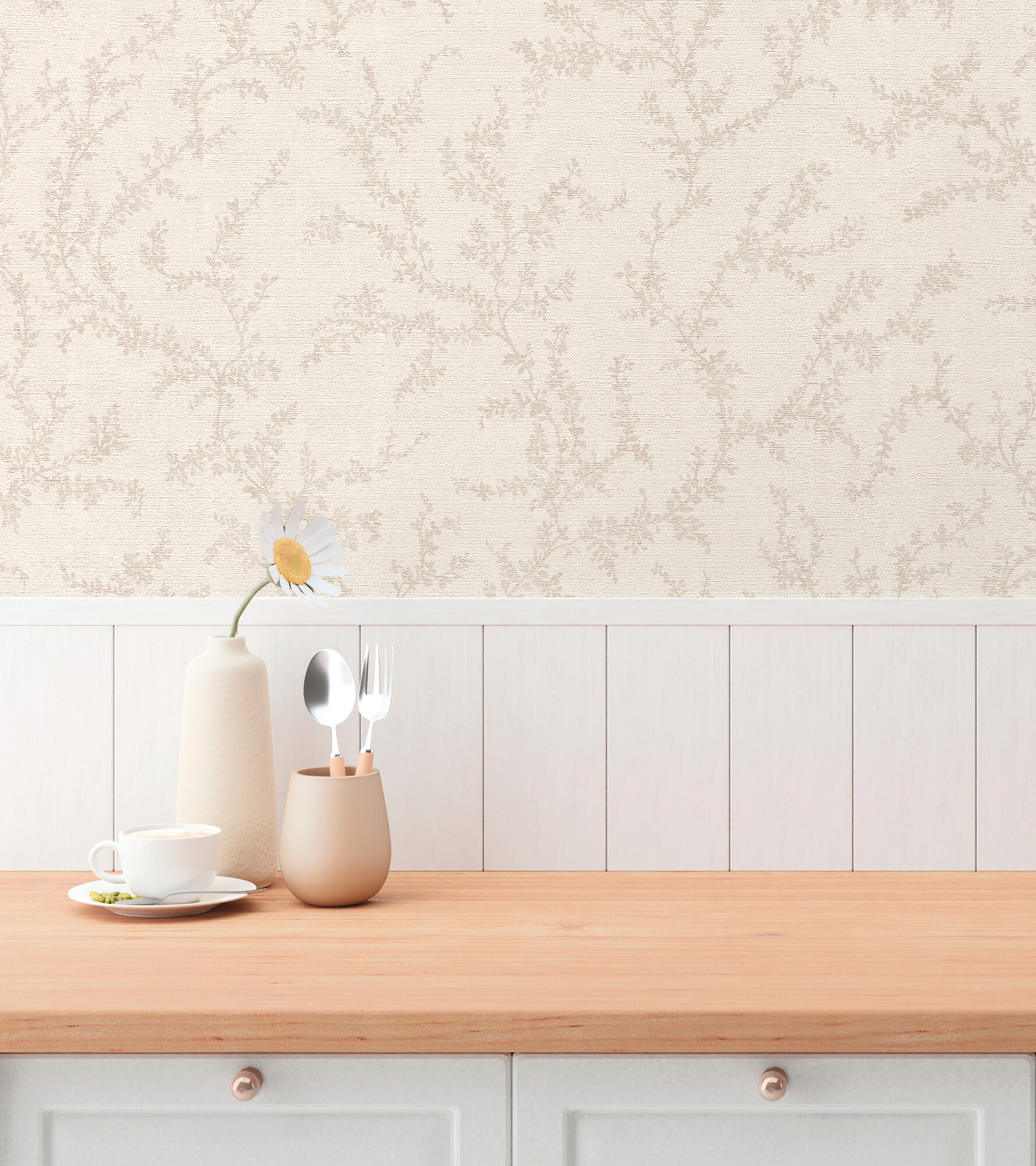 A.S.Creation Vliestapete braun creme beige B/H/D: ca. 53x1005x8,2 cm