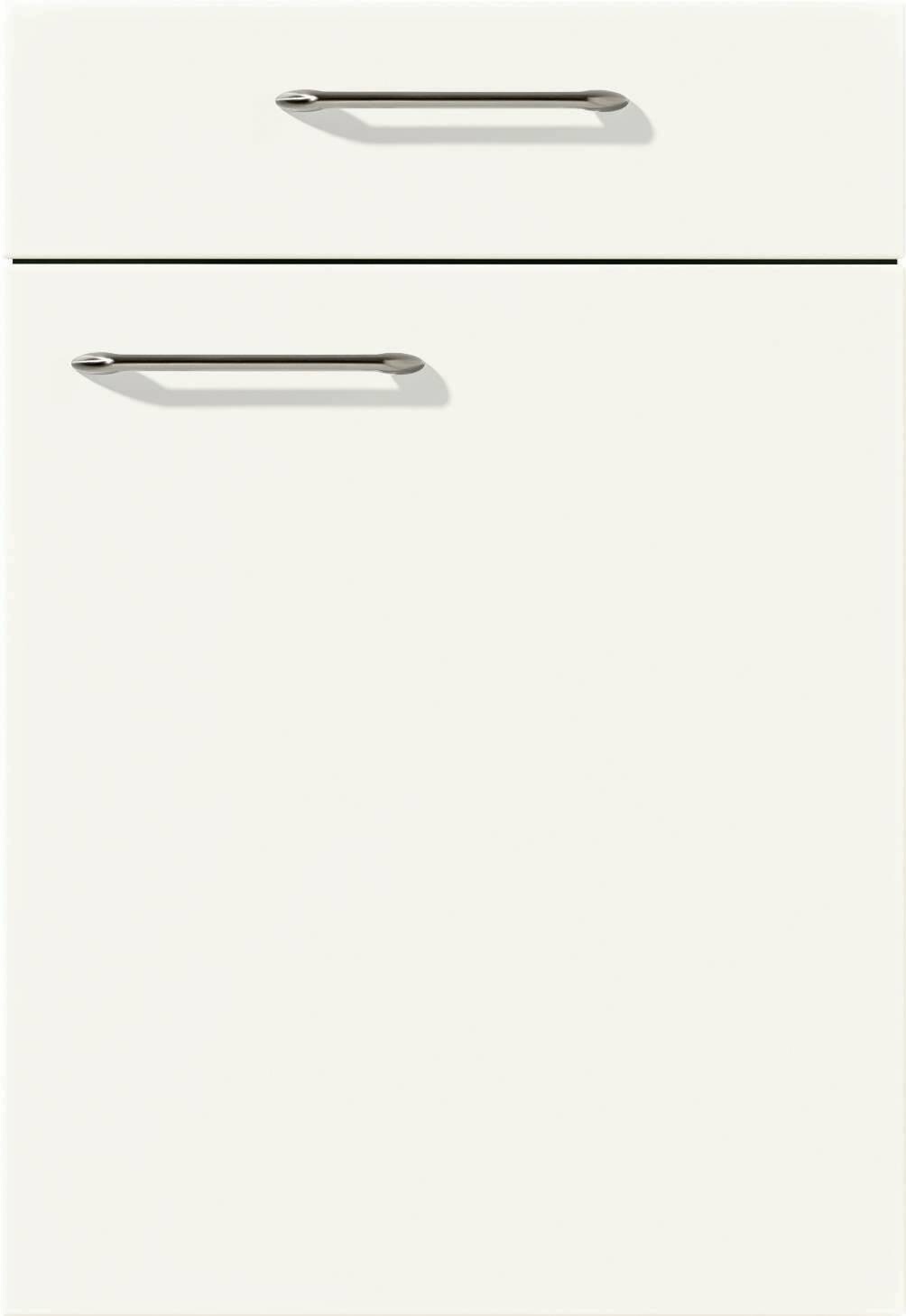 nobilia Doppelblock Laser Magnolienweiß matt B/H/T: ca. 220x201,6x120 cm