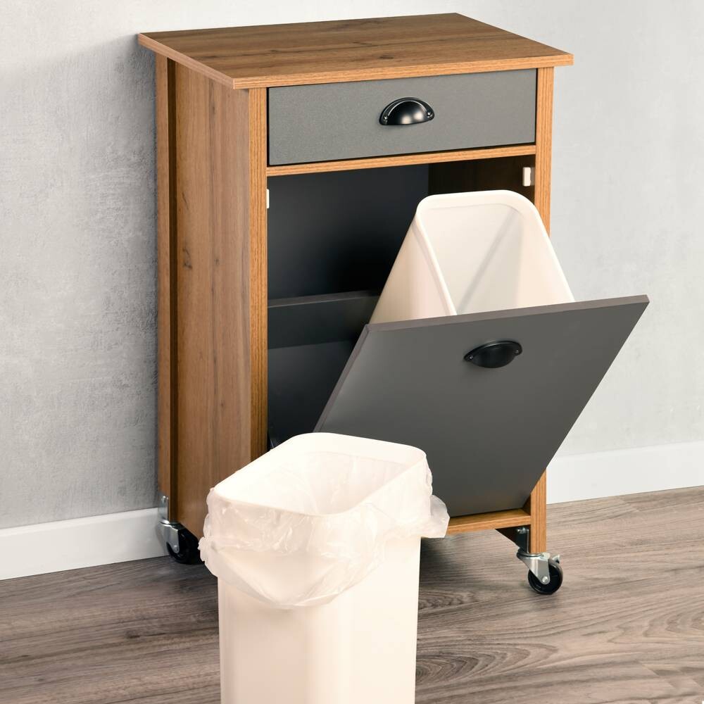 Kesper Küchenwagen Oak Holz B/H/T: ca. 50x79x37 cm