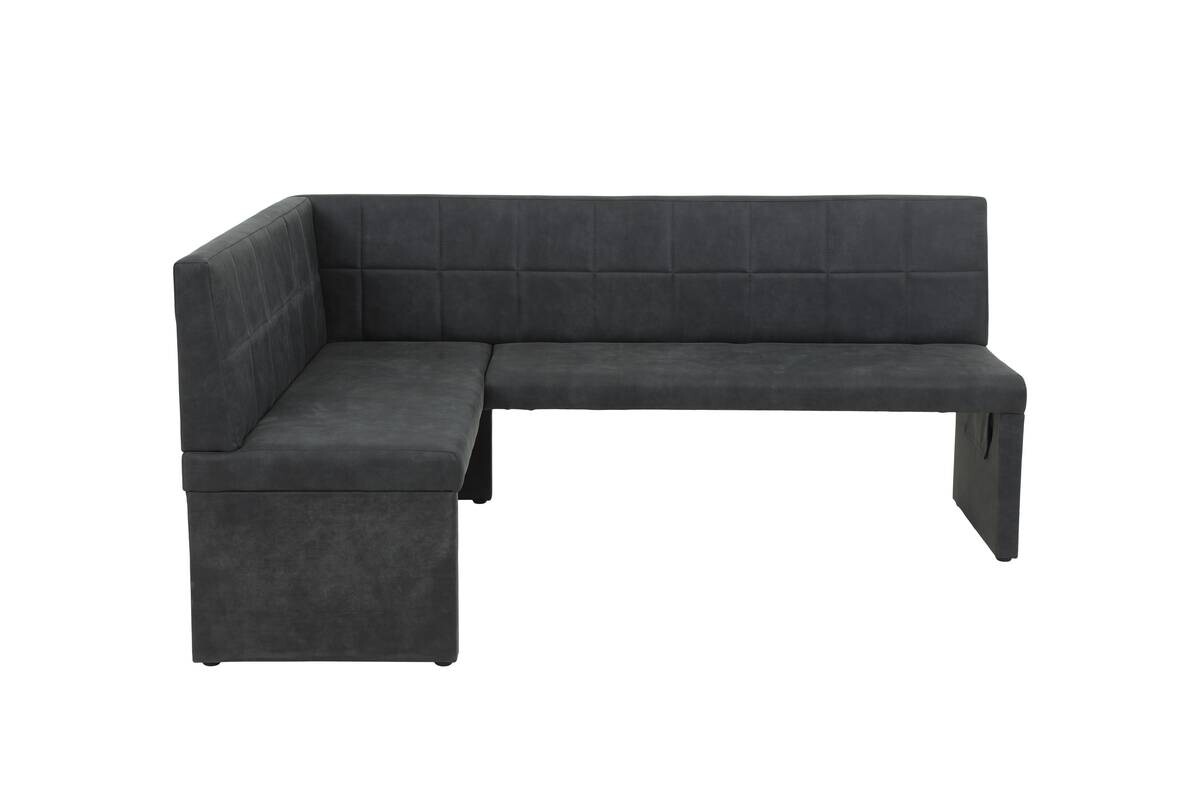 Eckbank Melanie anthrazit Vintage Optik B/H/T: ca. 140x90x200 cm