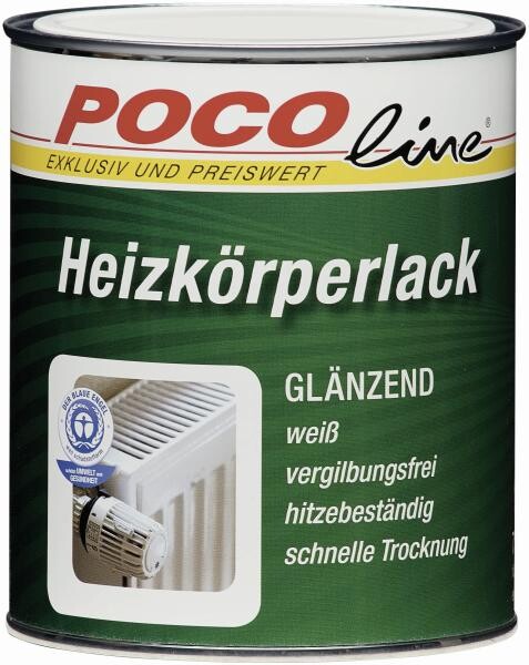 POCOline Acryl Heizkörperlack weiß glänzend ca. 0,25 l