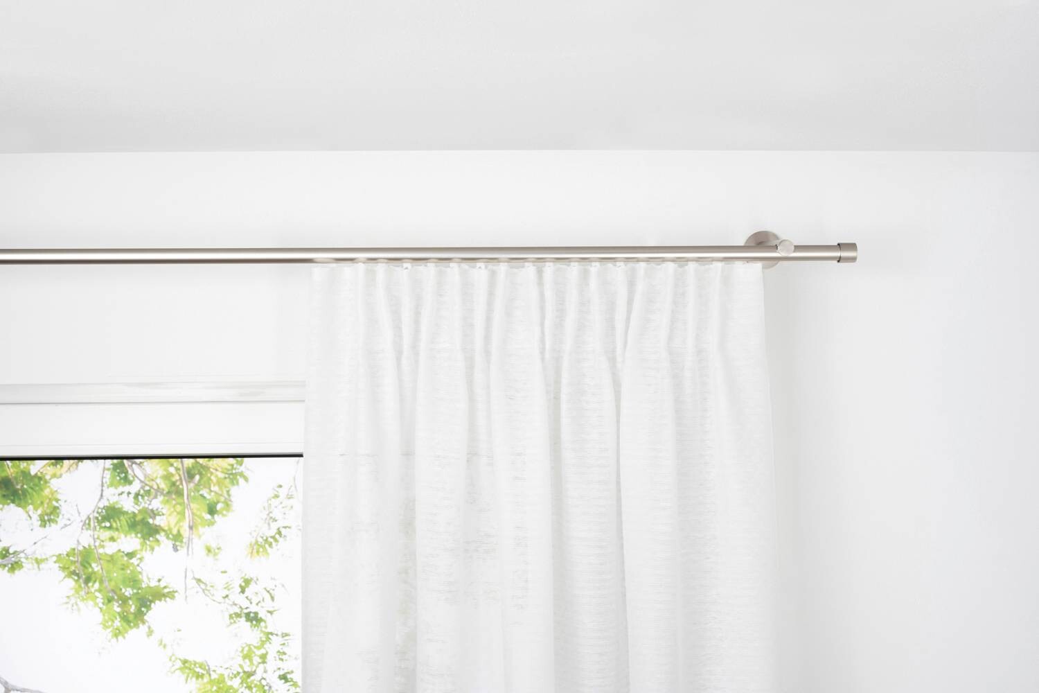 Kombivorhang 2er Pack Dot weiß B/L: ca. 135x245 cm