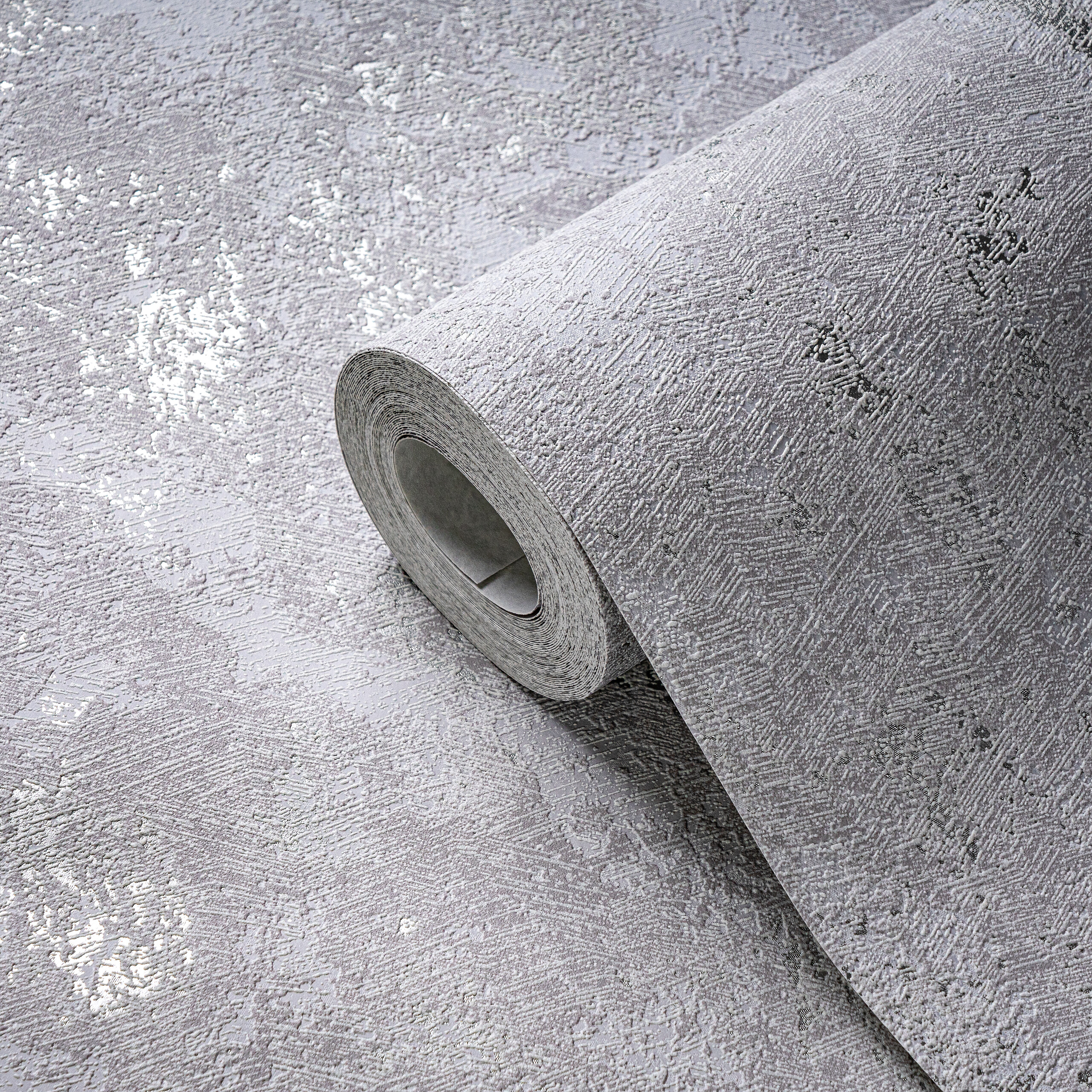 A.S.Creation Vliestapete silber B/H/D: ca. 53x1005x9 cm
