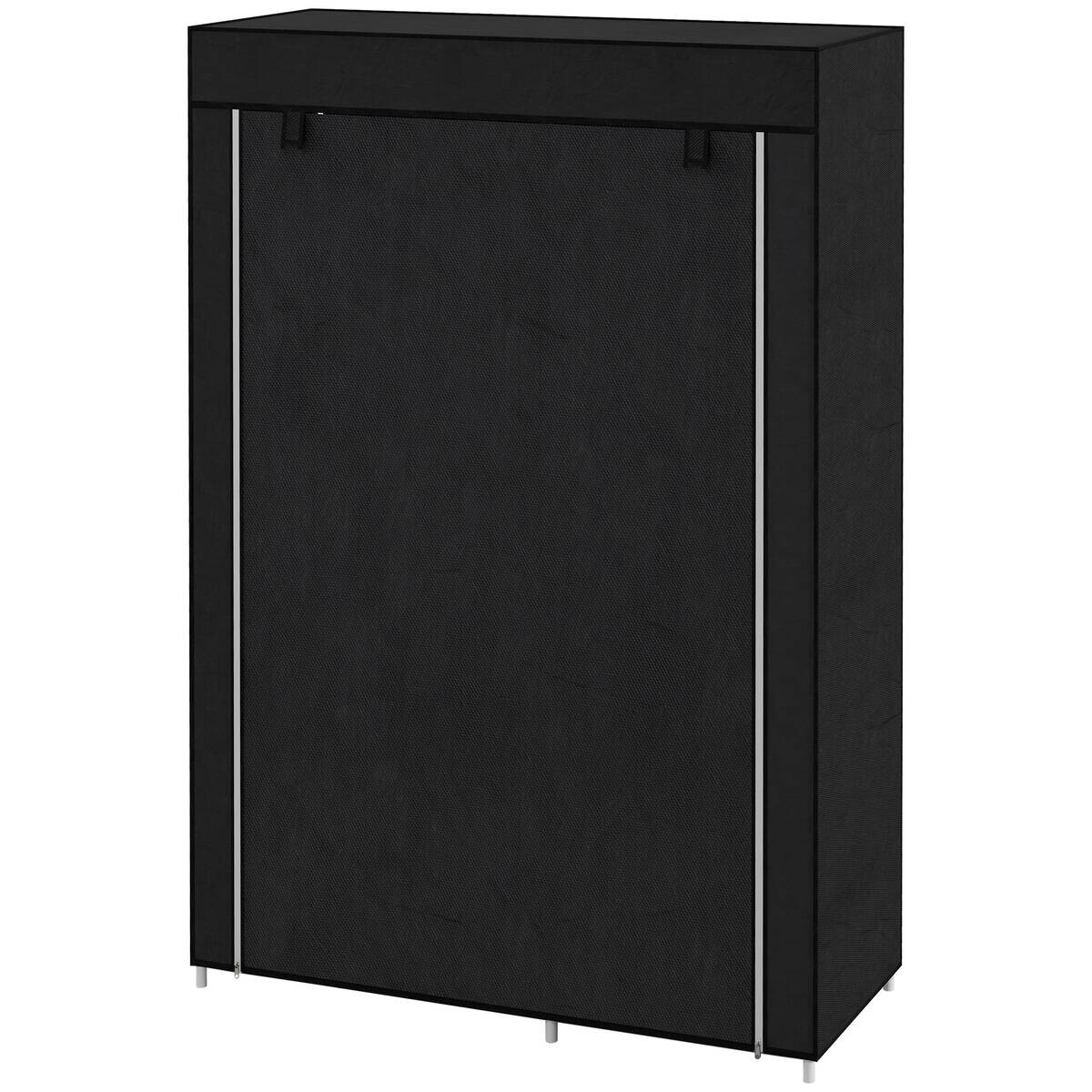 HOMCOM Kleiderschrank schwarz Polypropylen B/H/L: ca. 43x103x162,5 cm