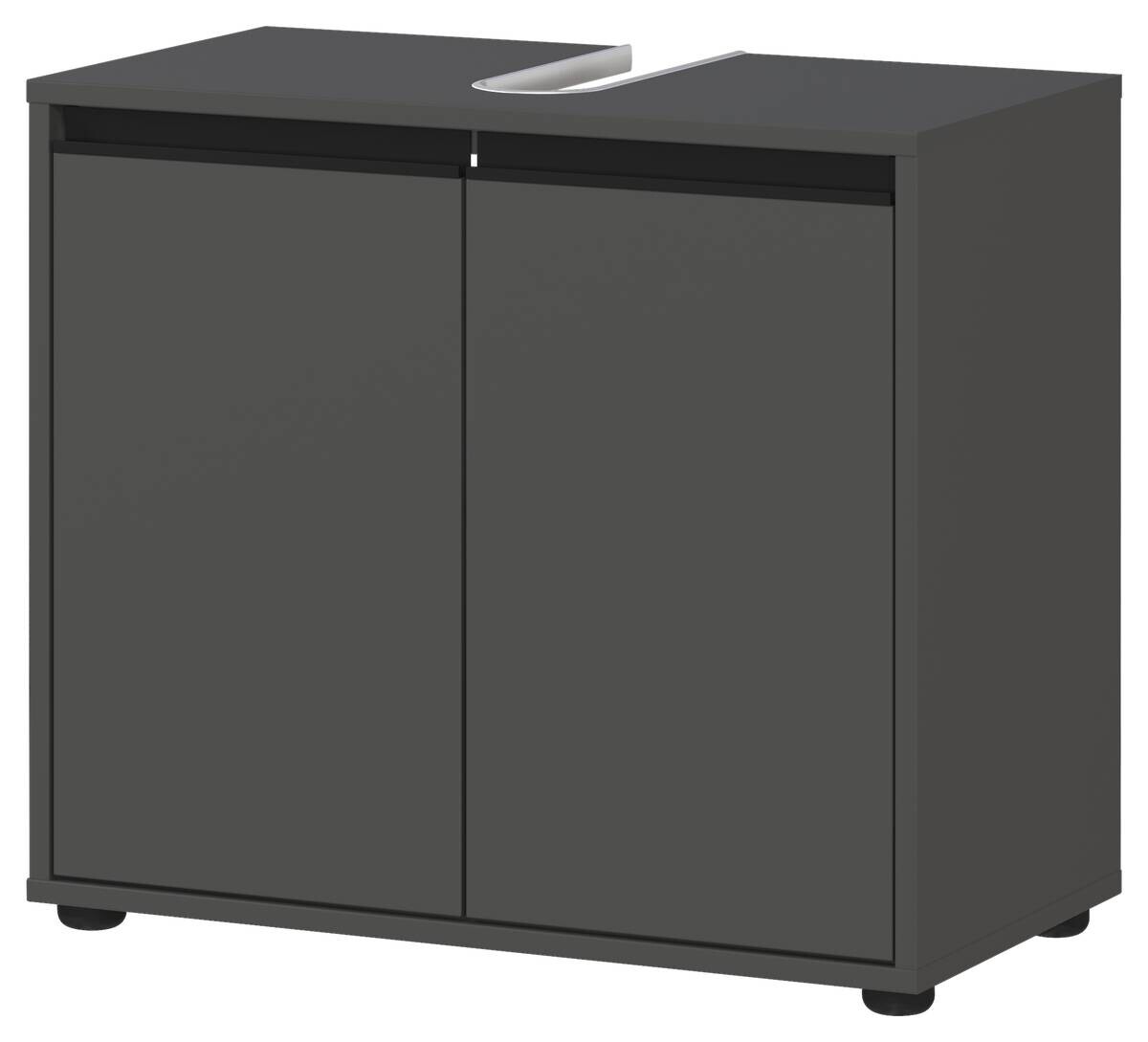 Waschbeckenunterschrank 2200-547 Graphit B/H/T: ca. 63x55x34 cm