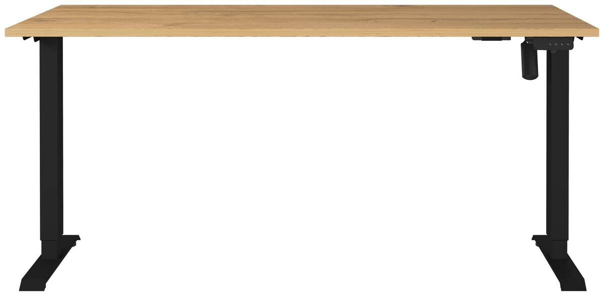 Schreibtisch 8024-582 Eiche Grand-Son Nachbildung schwarz B/H/T: ca. 160x118x80 cm