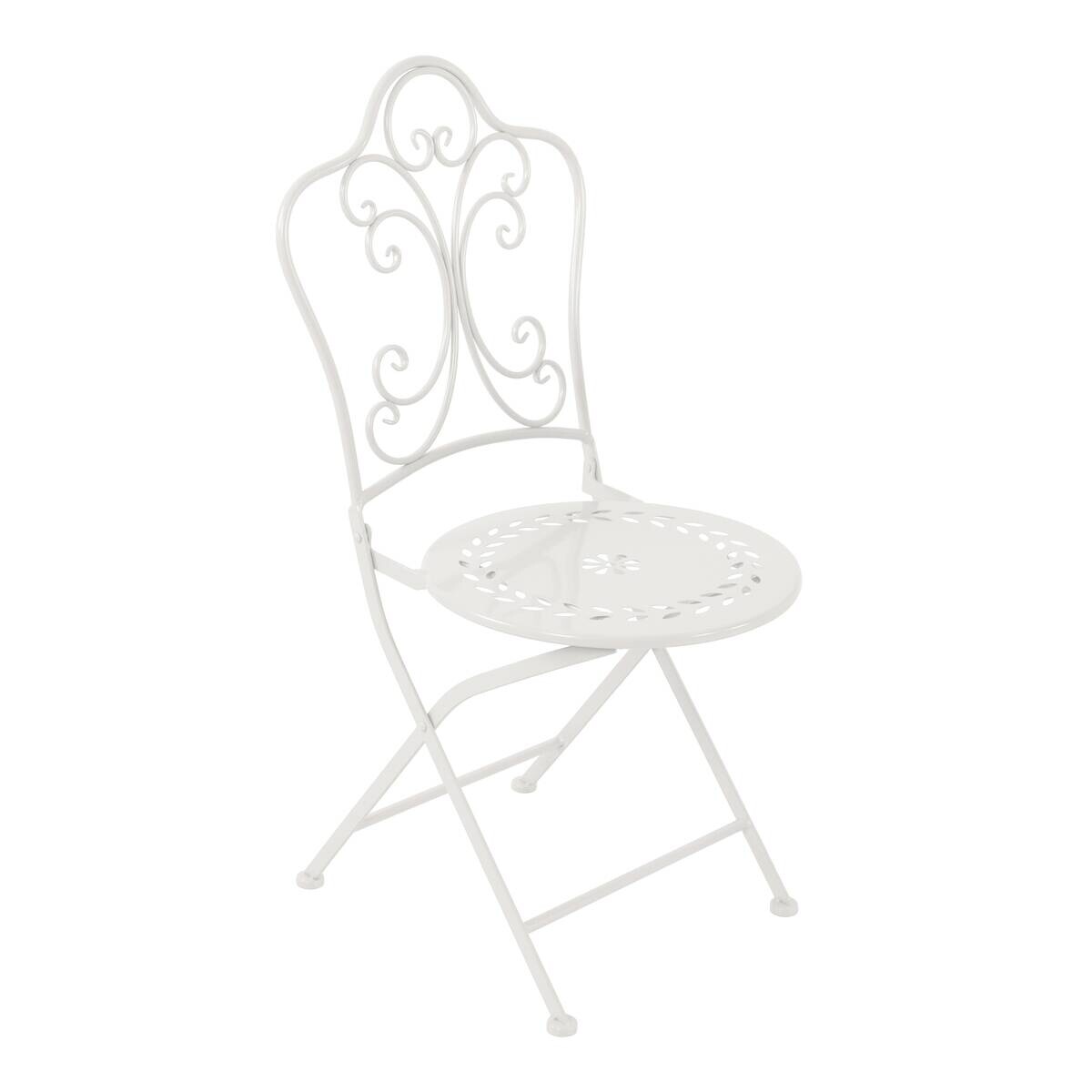 AXI Outdoor Living Bistroset Marilo weiß Metall B/H/L: ca. 60x92x60 cm