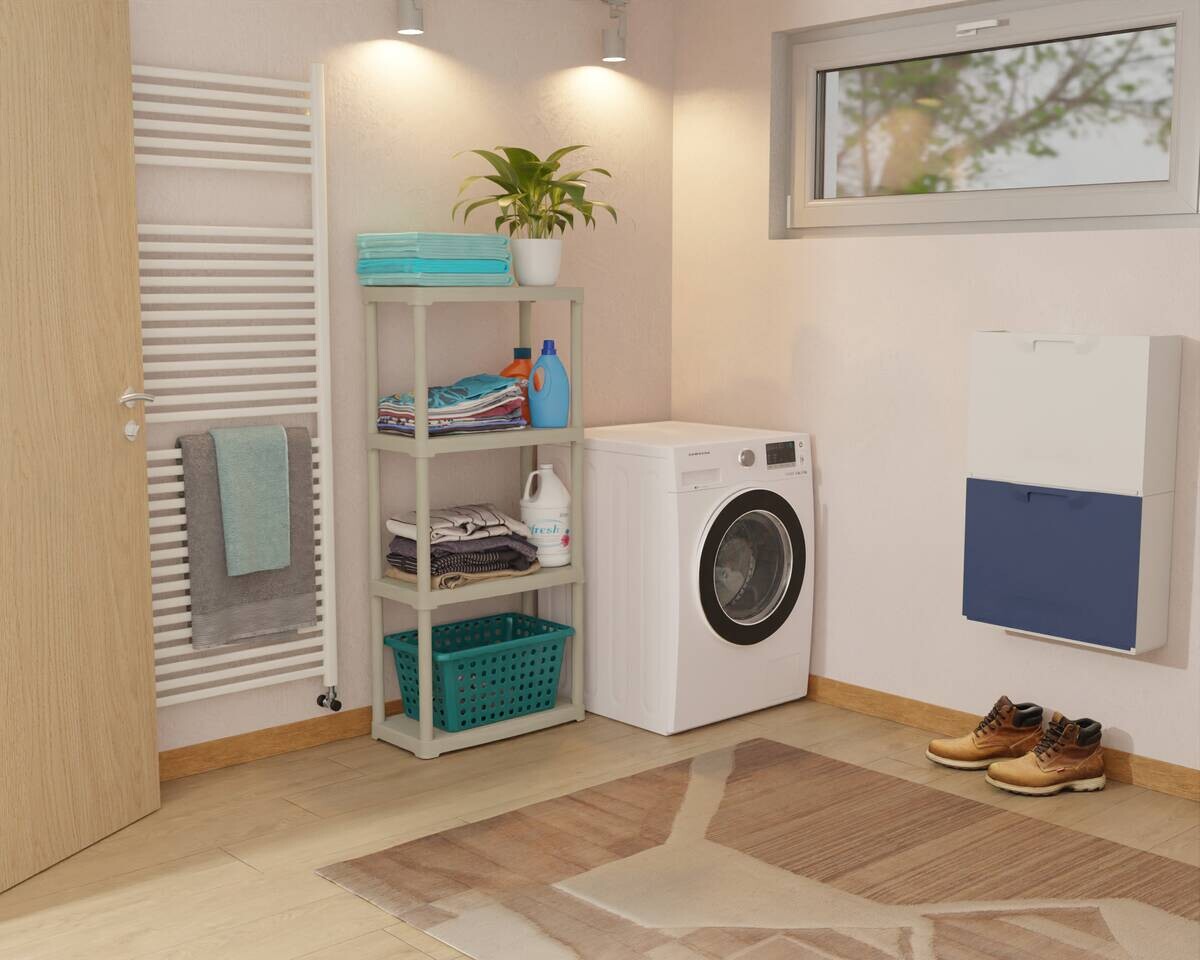 Artplast Kunststoffregal Tempo creme Polypropylen B/H/L: ca. 30x133x60 cm