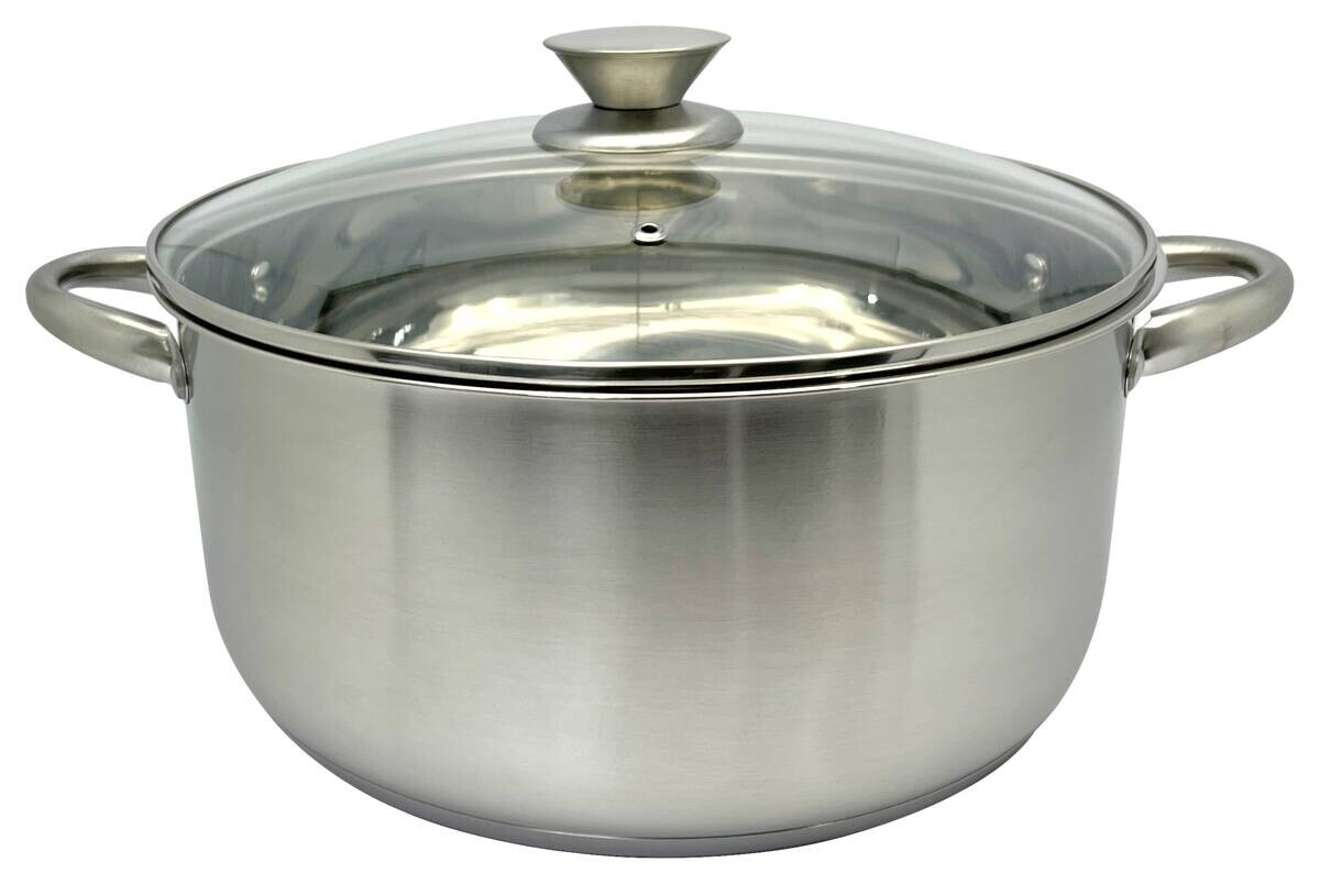 Topf silber Edelstahl