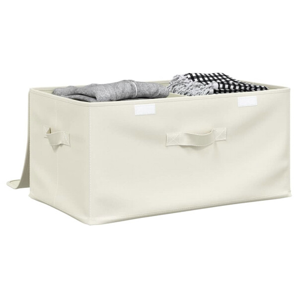 vidaXL Aufbewahrungsbox creme B/H/L: ca. 34x23x43 cm
