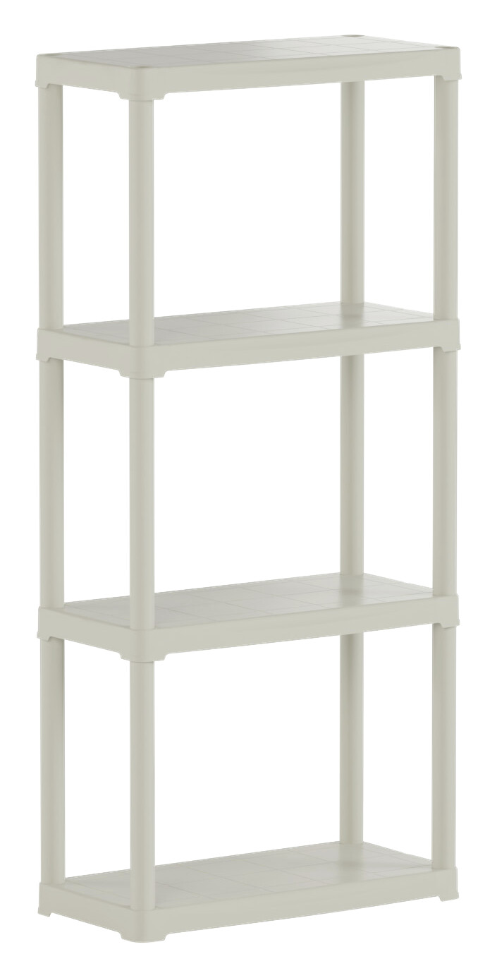 Artplast Kunststoffregal Tempo creme Polypropylen B/H/L: ca. 30x133x60 cm