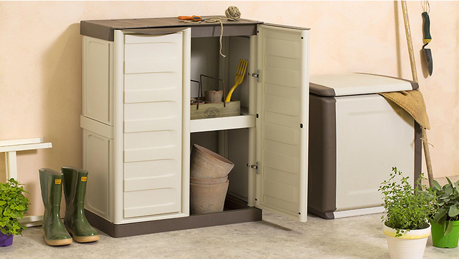 ArtPlast Kunststoffschrank Spazio beige Kunststoff B/H/L: ca. 85x39x70 cm ArtPlast Kunststoffschrank Spazio beige Kunststoff B/H/L: ca. 85x39x70 cm