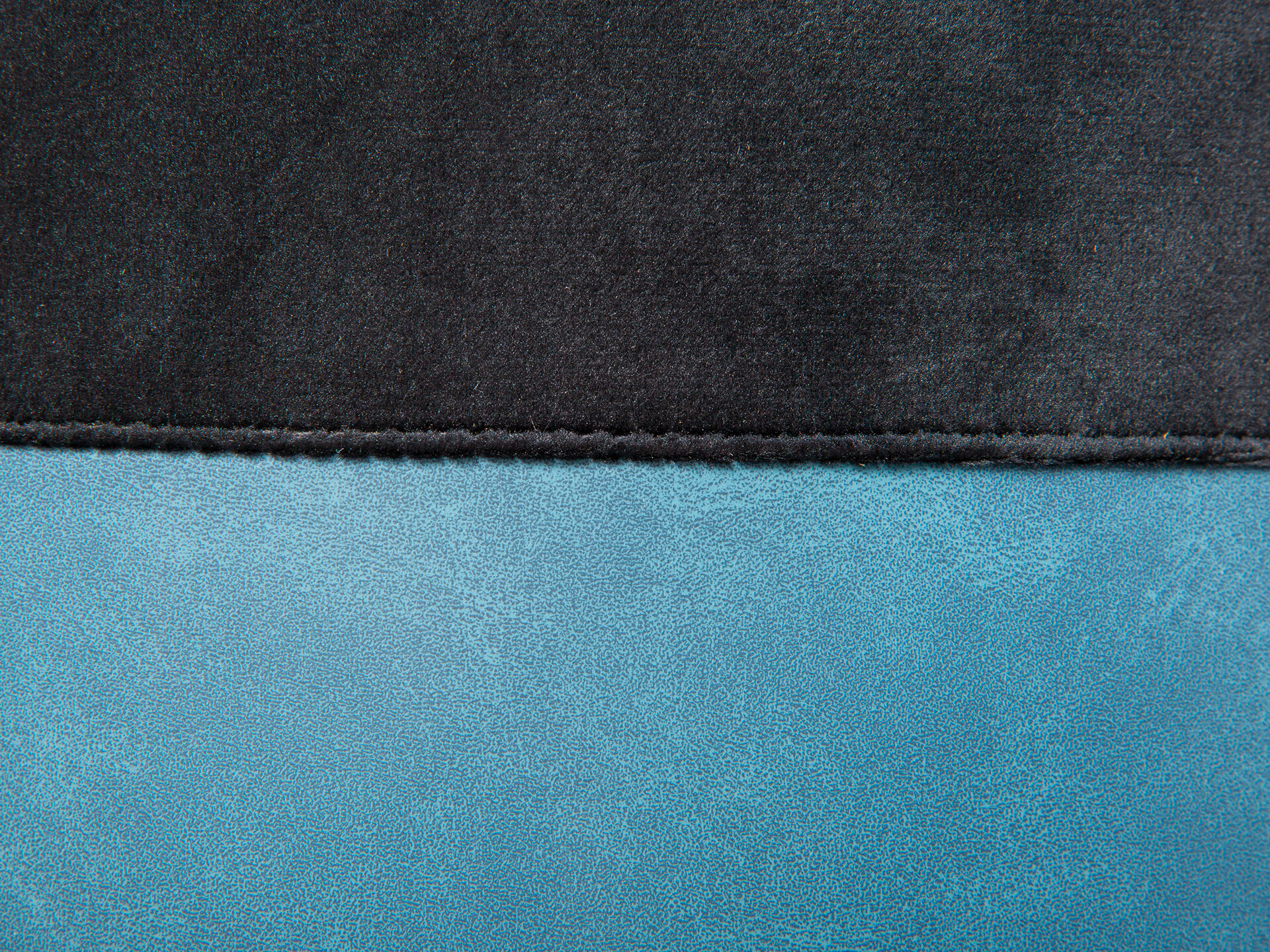 Inter Link Hocker Osame schwarz blau MDF Samtoptik B/H/T: ca. 38x43x33 cm