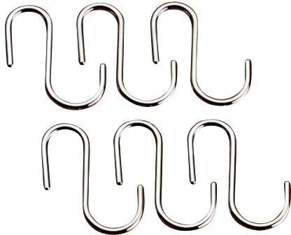 Metaltex S-Haken Chrom Chrom H: ca. 6 cm Metaltex S-Haken Chrom Chrom H: ca. 6 cm