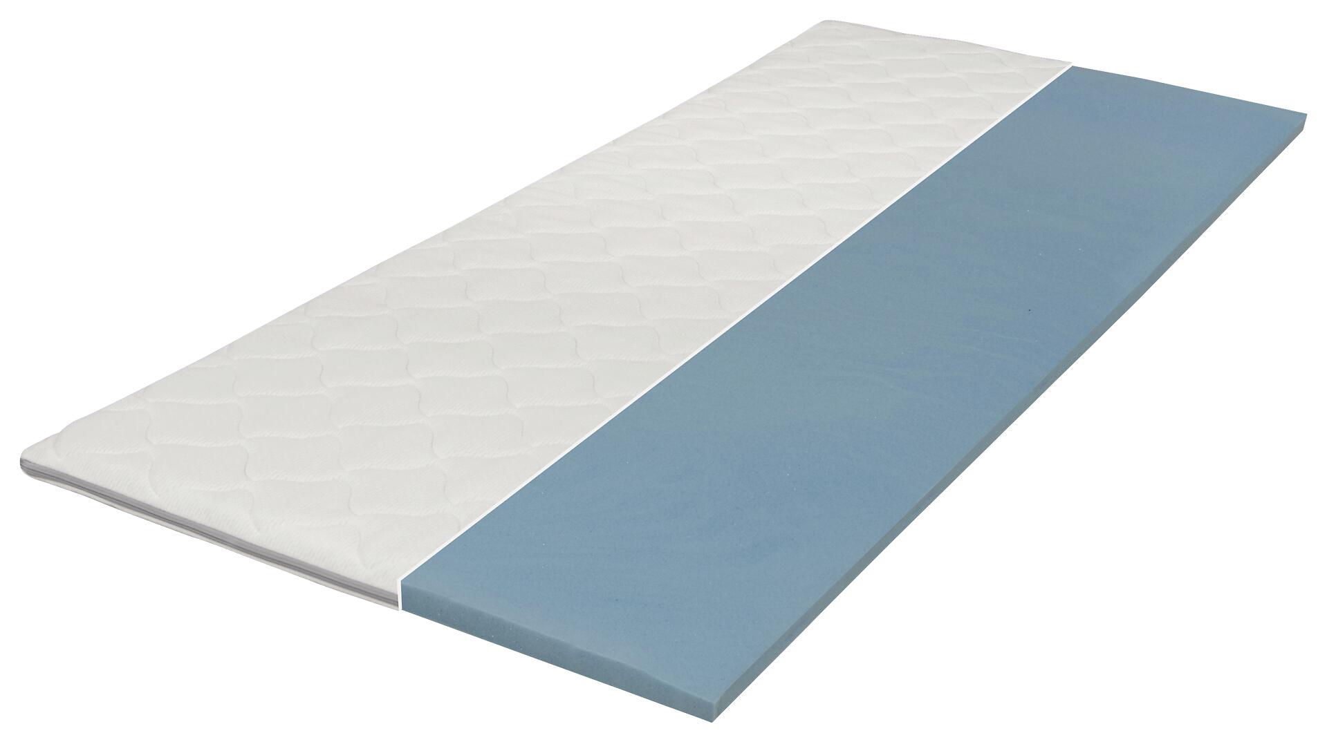 Viskotopper Vago weiß Liegefläche B/L: ca. 180x200 cm