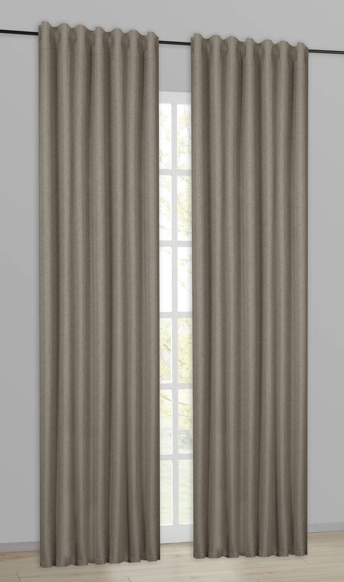 home Topline Verdunklungsvorhang Noah taupe B/L: ca. 135x245 cm
