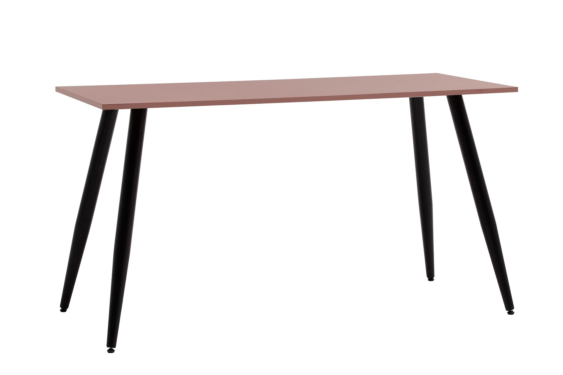 Schreibtisch Piazza mauve schwarz B/H/T: ca. 138x73,6x60 cm Schreibtisch Piazza mauve schwarz B/H/T: ca. 138x73,6x60 cm