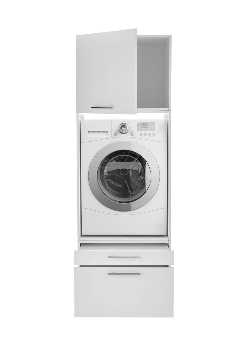 Respekta Hauswirtschaftsraum-Set Clara weiß matt B/H/T: ca. 234,8x200x67,6 cm