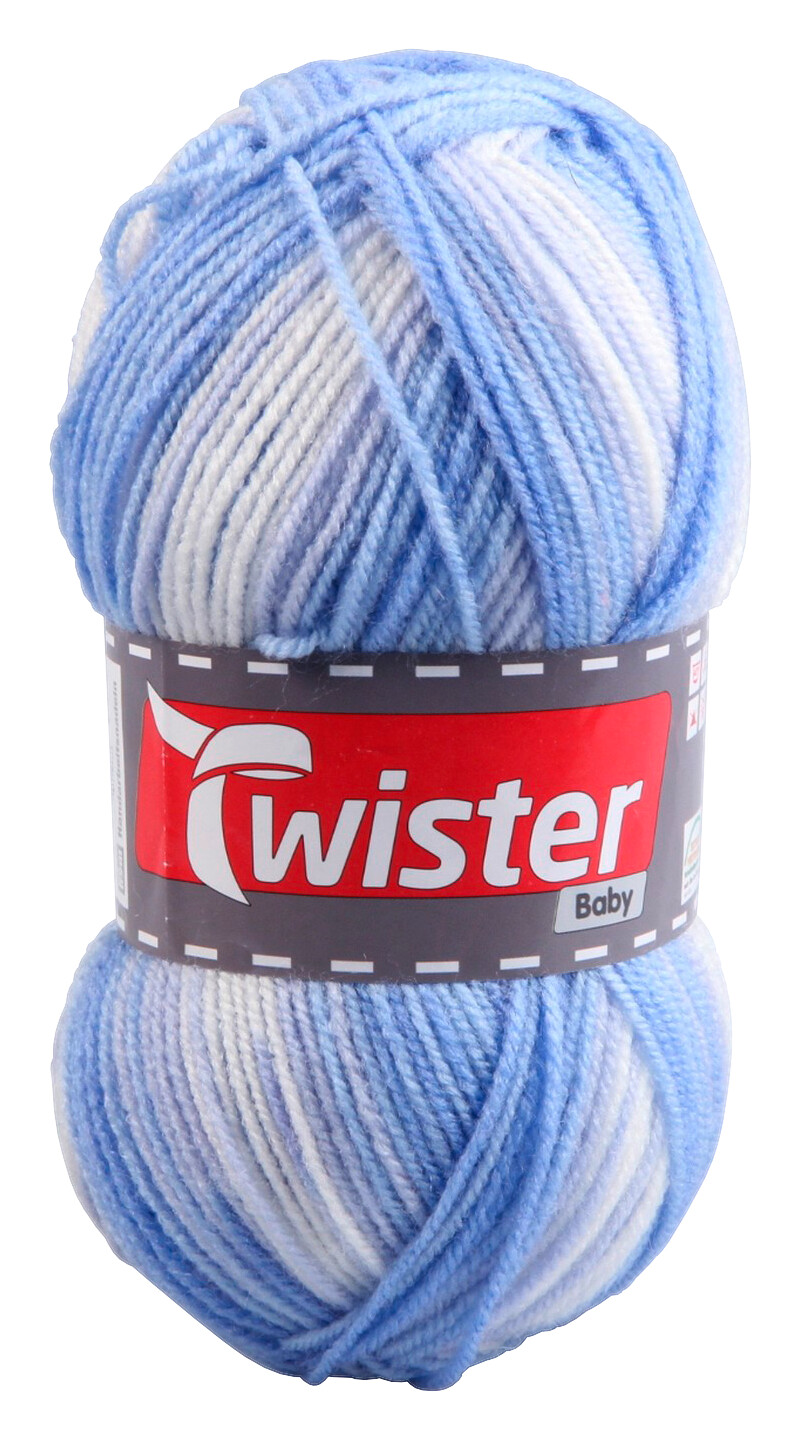 Twister Handstrickgarn Twister Baby himmel L: ca. 21000 cm
