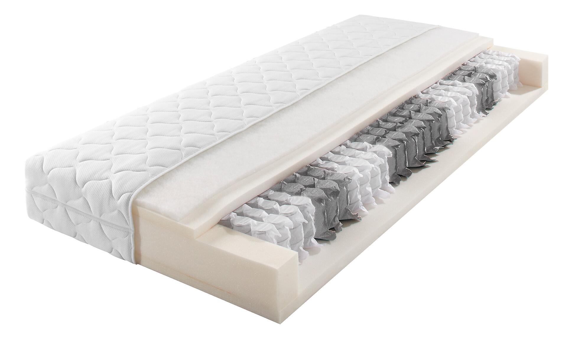 Tonnentaschenfederkernmatratze Terra Liegefläche B/L: ca. 90x200 cm