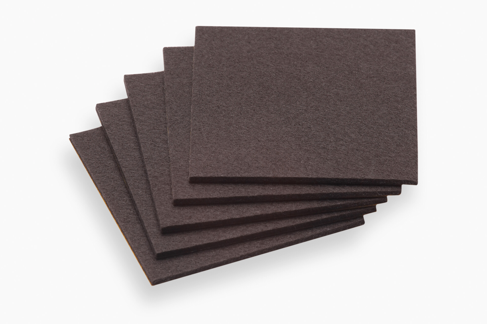 Meister Filzzuschnitt braun B/L/S: ca. 10x10x0,3 cm 5 tlg.