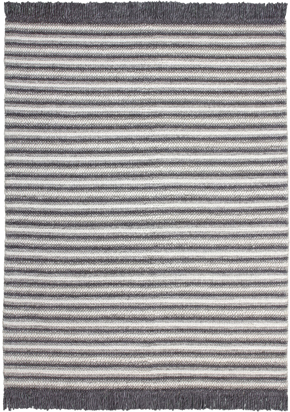 Kayoom Kurzflorteppich Natura 310 anthrazit B/L: ca. 80x150 cm