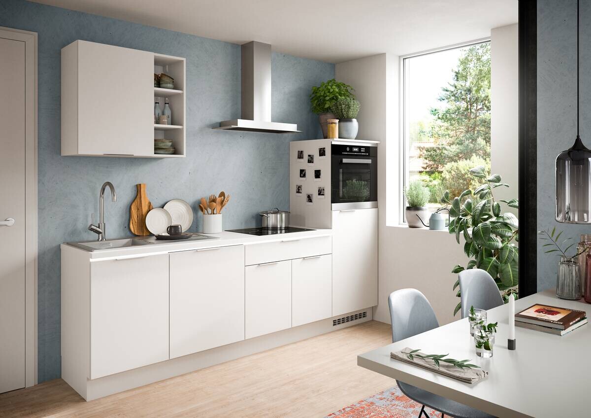 xonox.home Küchenblock Charly weiß B/H/T: ca. 260x222x60 cm xonox.home Küchenblock Charly weiß B/H/T: ca. 260x222x60 cm