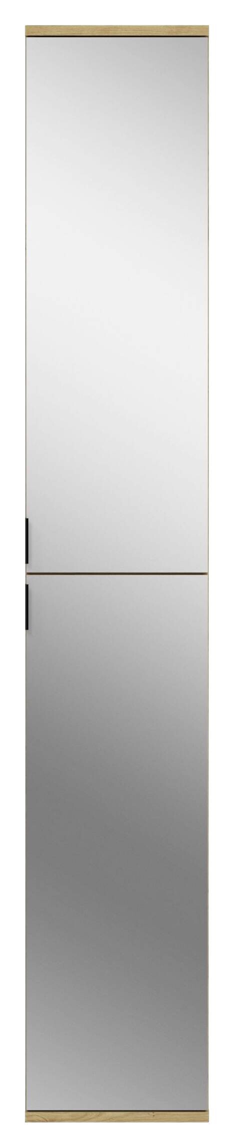 Spiegelschrank PROJEKT Eiche Artisan Nachbildung Spiegel Spanplatte B/H/T: ca. 30x193x34 cm