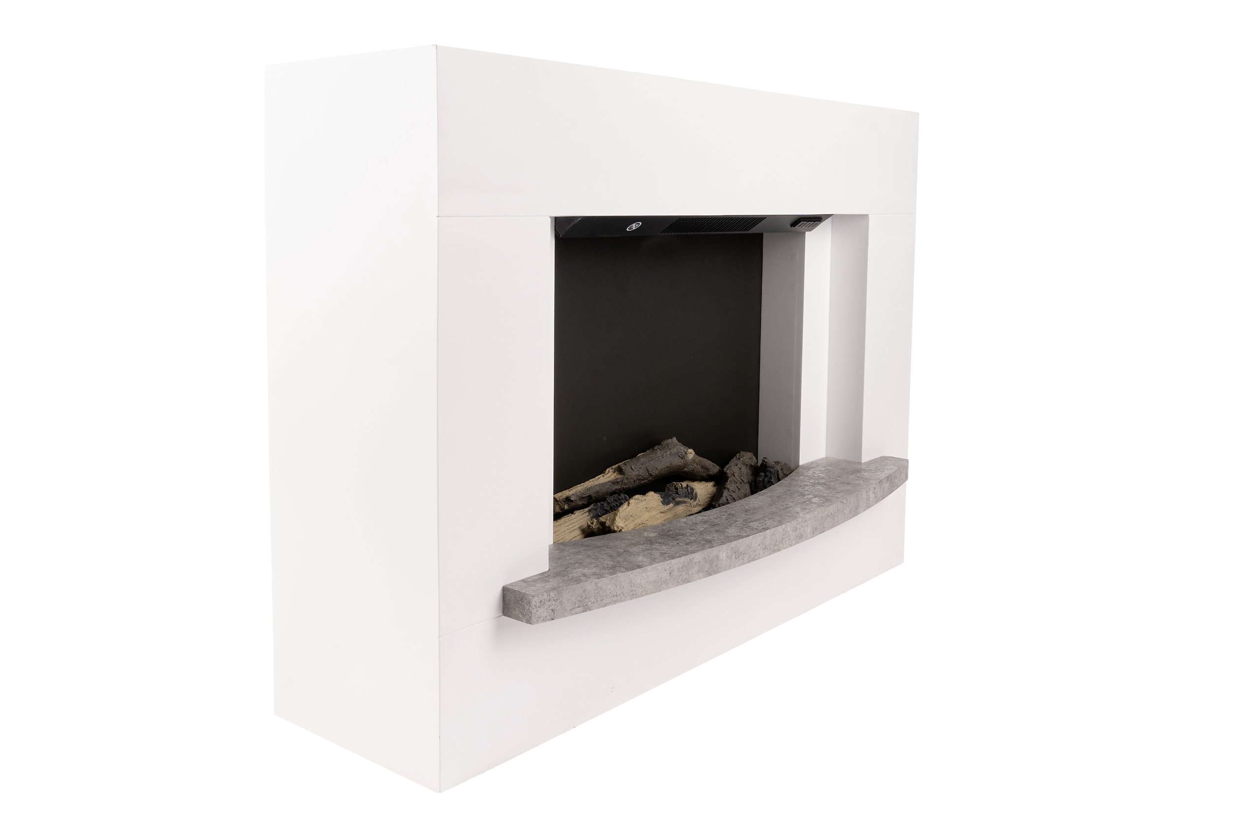 BHP Elektrischer-Kamin INE BG00749-15 weiß MDF B/H/T: ca. 100x70,5x35,5 cm ca. 1500 W