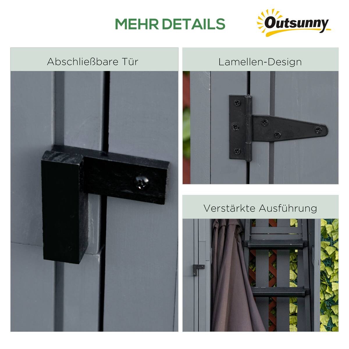 Outsunny Gartenschrank