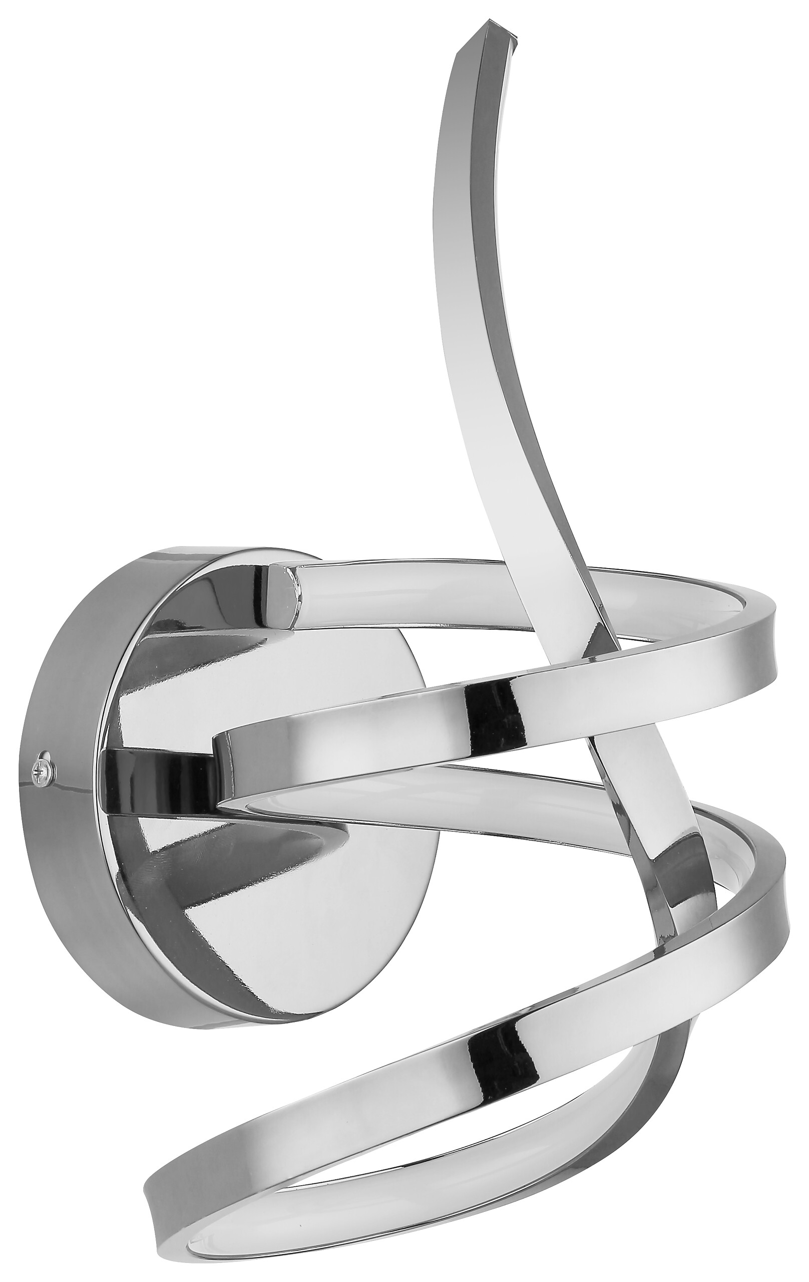 GLOBO Deckenleuchte Opal Chrom Aluminium Metall H: ca. 35 cm 1 Brennstellen