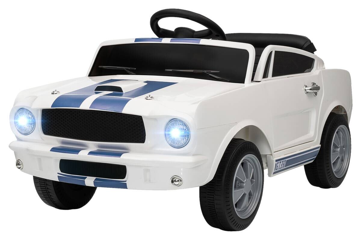 AIYAPLAY Kinder Elektroauto weiß B/H/L: ca. 51,5x46,5x97 cm