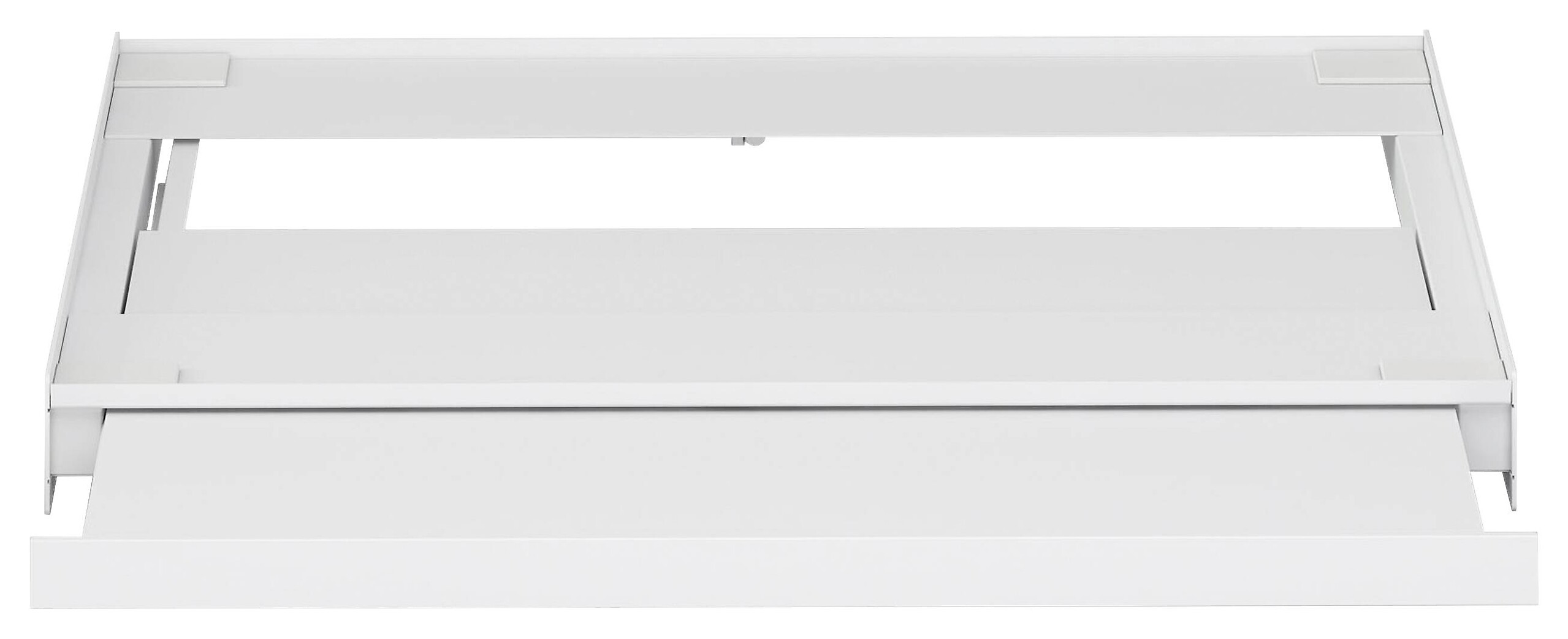 POCOline Zwischenbaurahmen für Waschmaschine weiß Metall